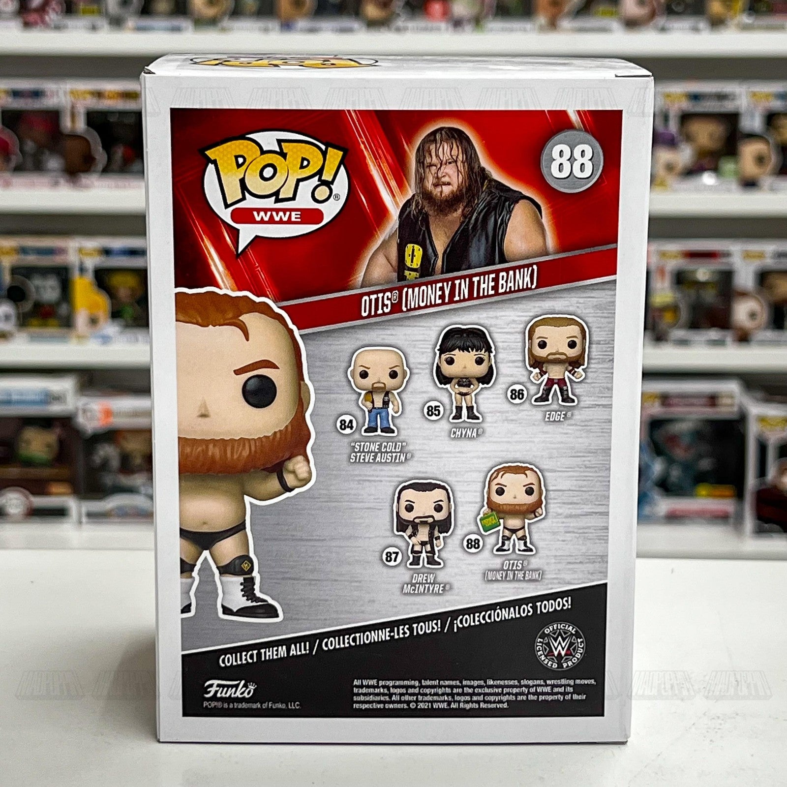 Funko Pop WWE Otis Money in the Bank #88 Vinyl Figure Wrestling Collector MIB