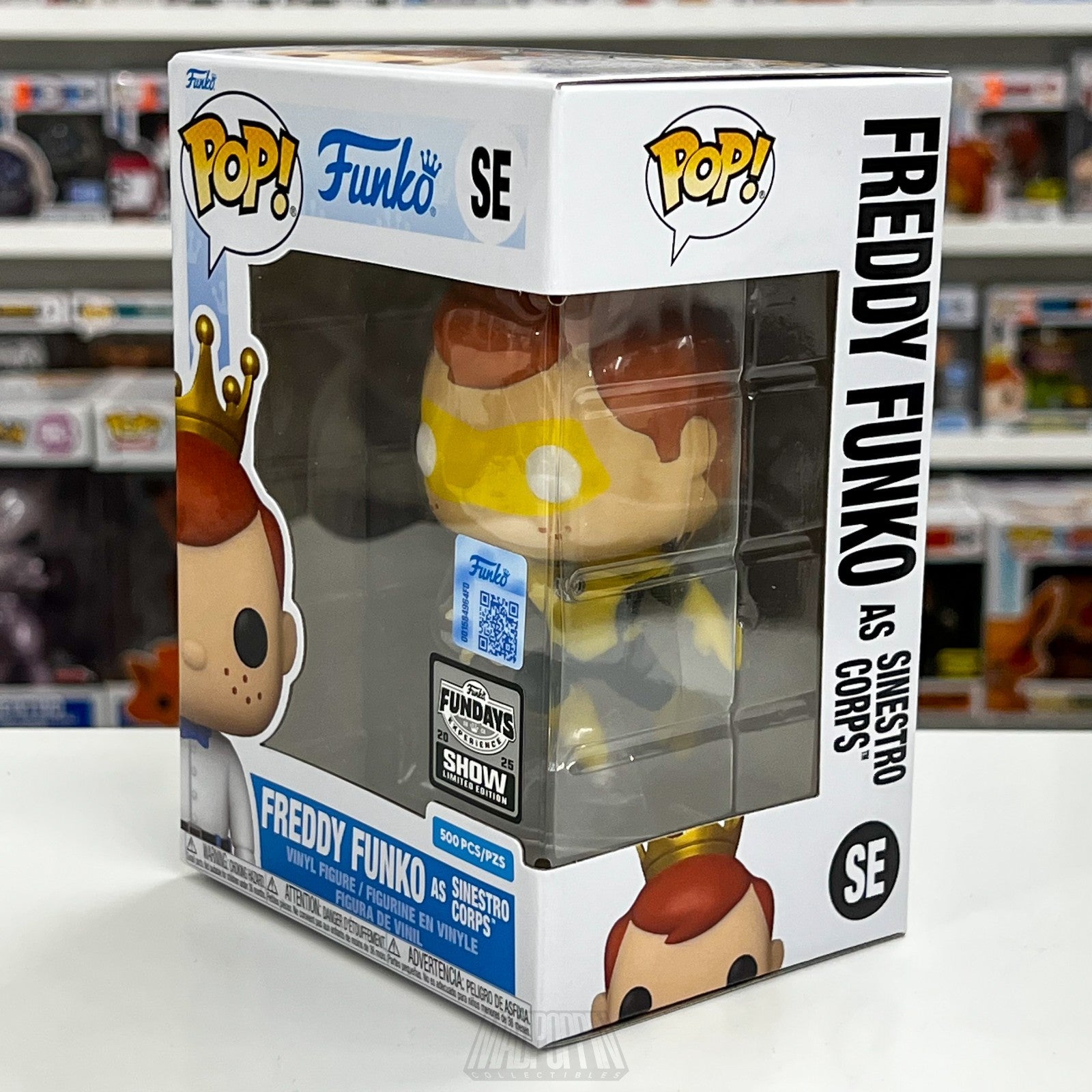 Funko Pop Fundays Freddy as Sinestro Corps Yellow DC Show Edition 500 PCS