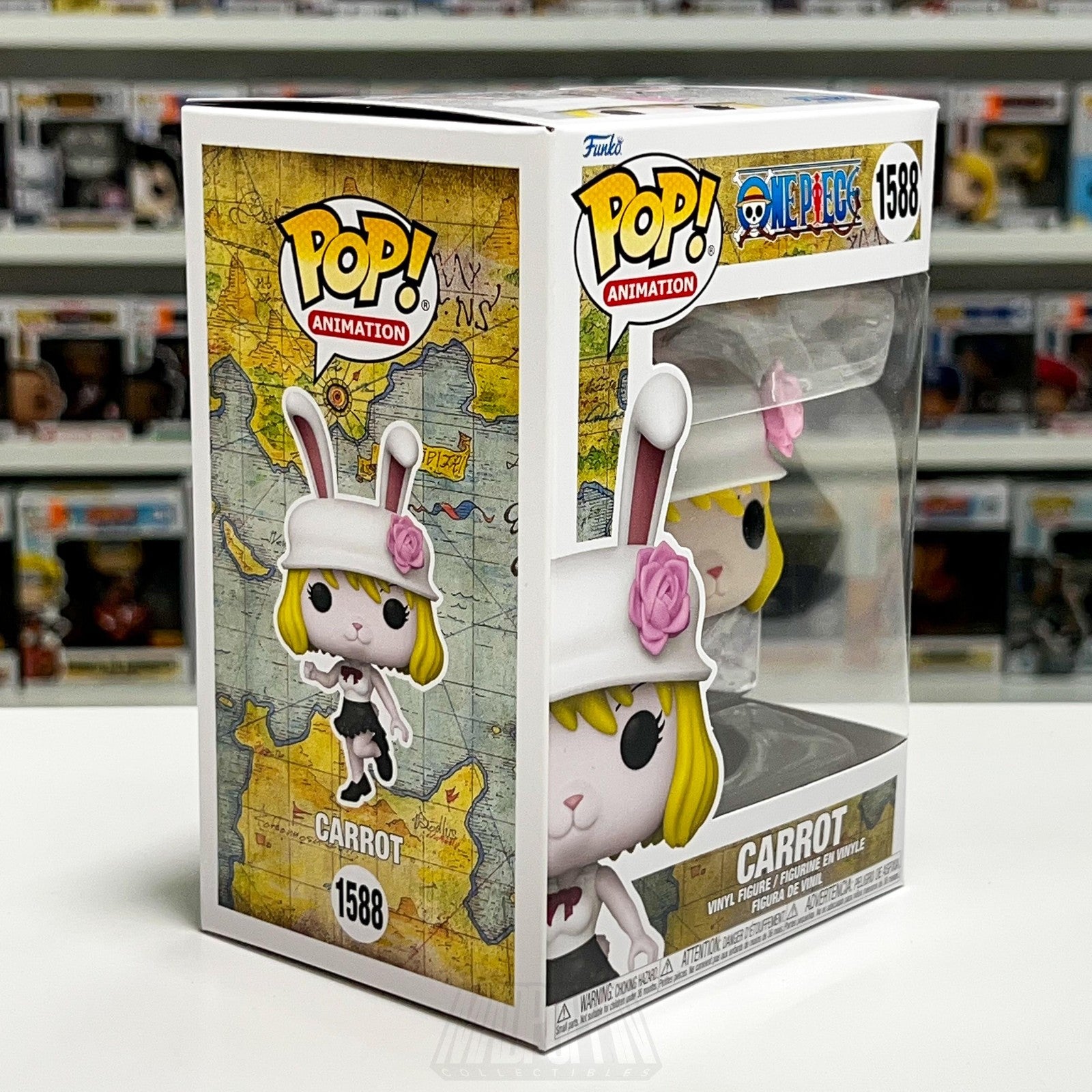 Funko Pop Animation One Piece Carrot #1588 Anime Vinyl Figure Toy New in Box Toy
