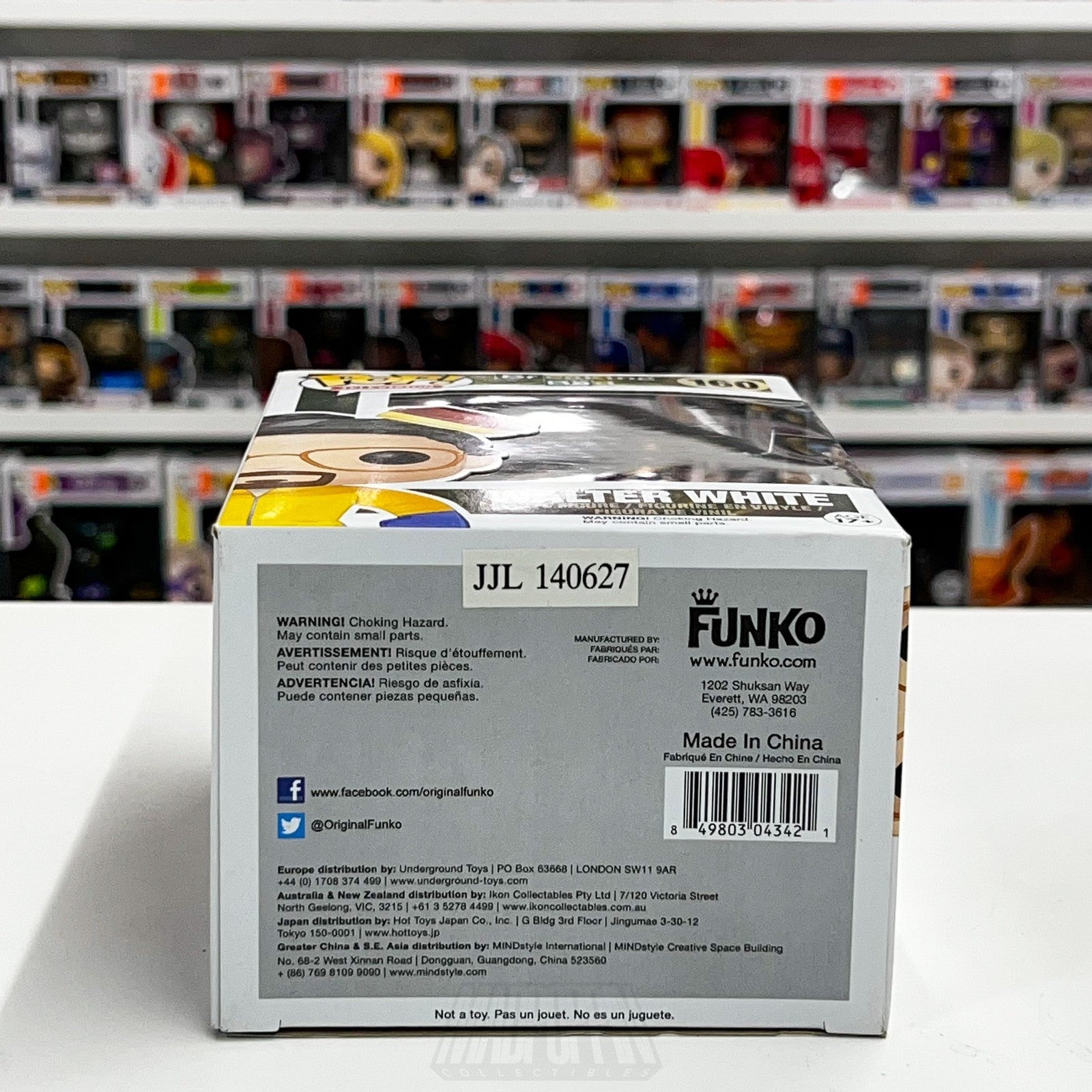 Funko Pop Television Breaking Bad Walter White Hazmat Suit 160 Vinyl Figure AMC7