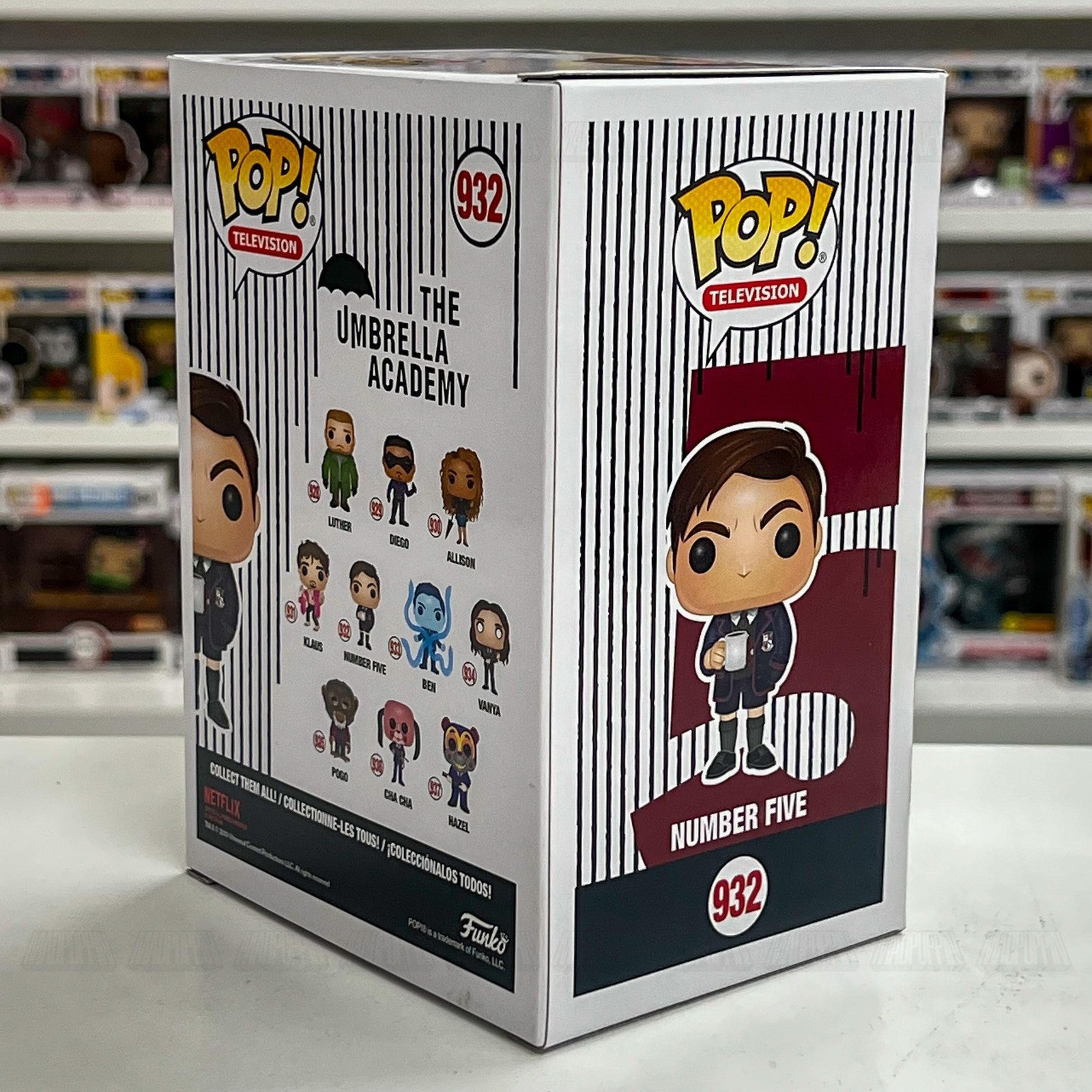 Funko Pop! Television Umbrella Academy Number Five 932 Vinyl Figure New In Box
