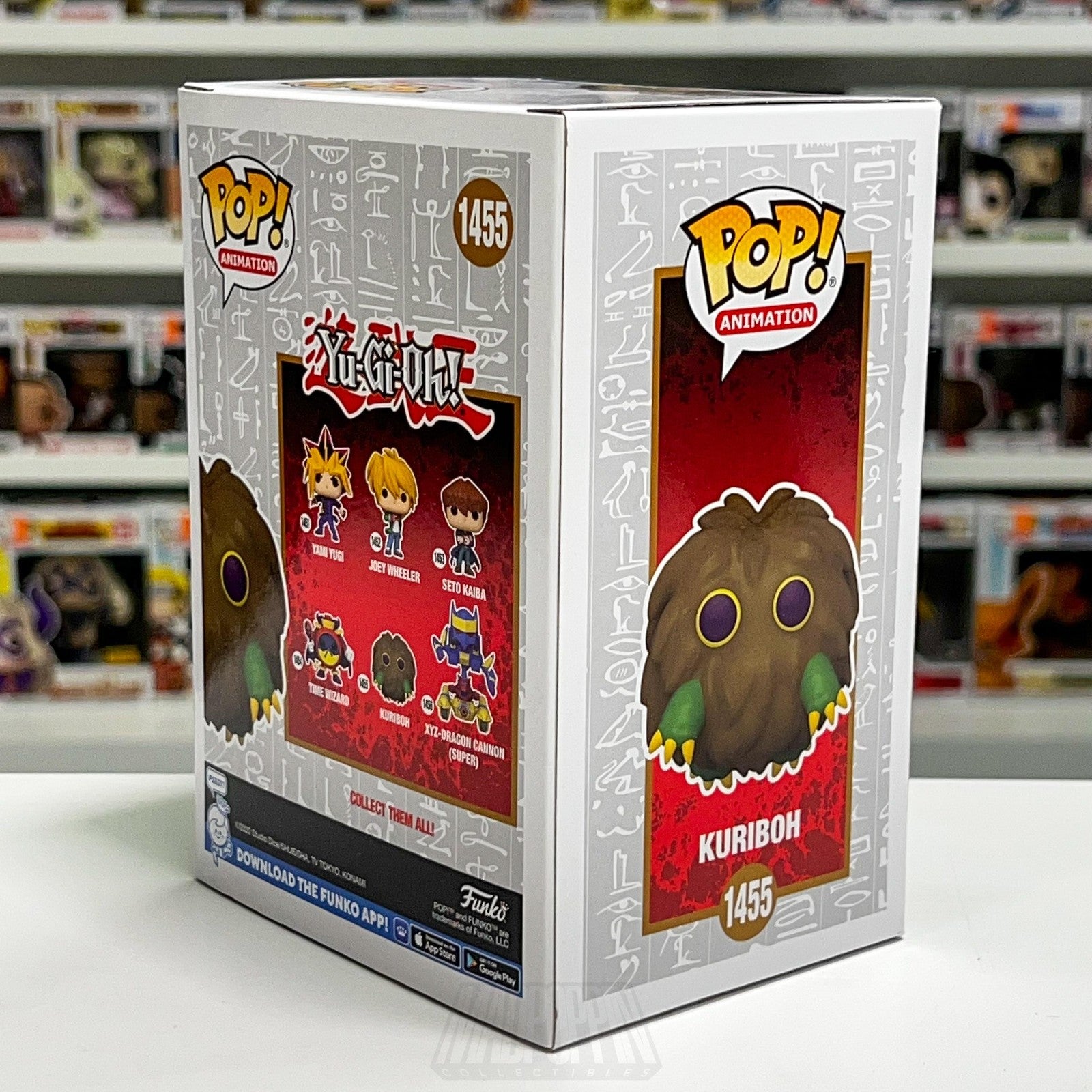 Funko Pop Animation Yu-Gi-Oh Kuriboh 1455 AAA Anime Flocked Glow Vinyl Anime NIB