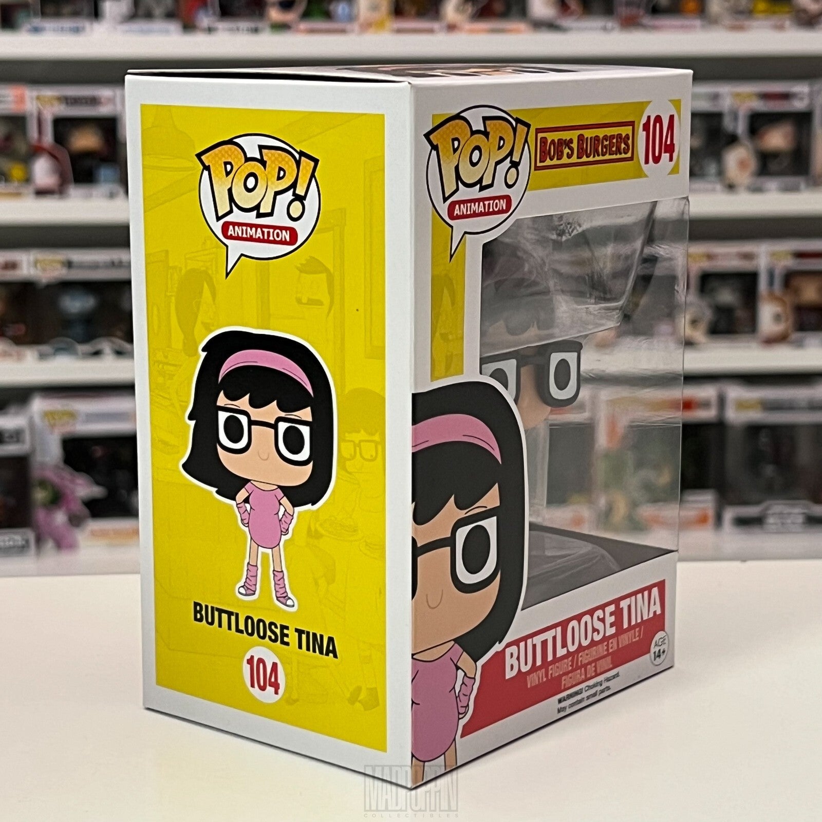 Funko Pop Animation Bob's Burger Buttloose Tina Belcher Vaulted 104
