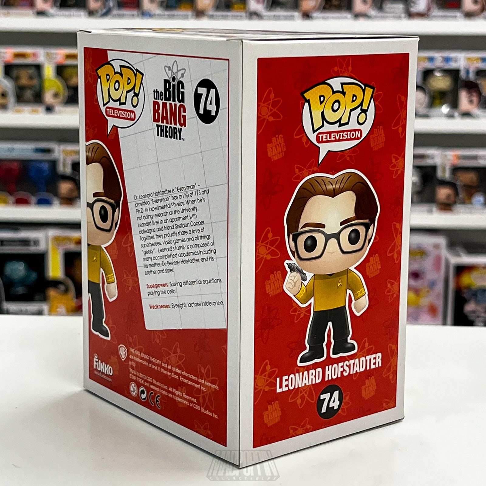 Funko Pop Leonard Hofstadter The Big Bang Theory #74 Vinyl Figure TV Collectible