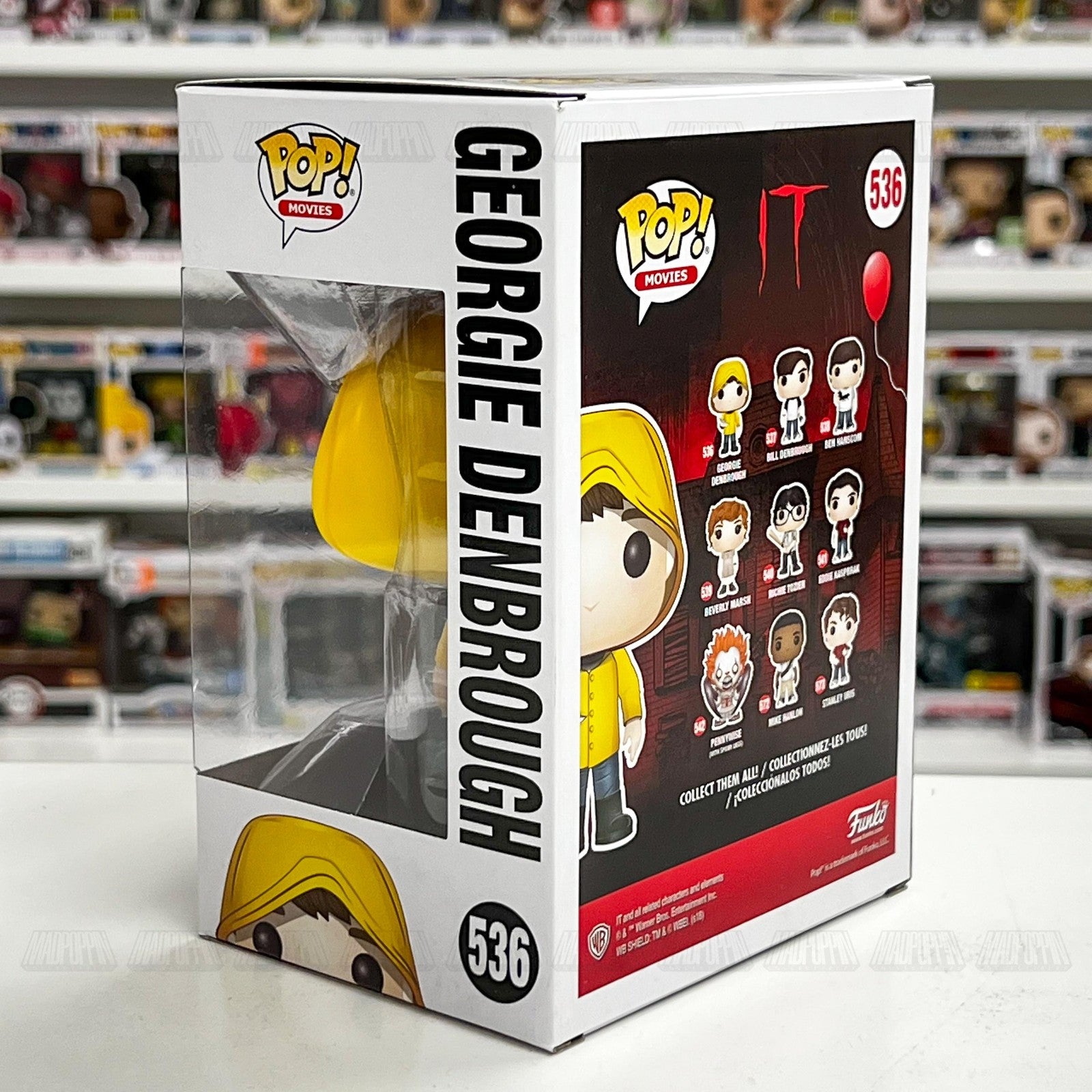 Funko Pop Movies IT Georgie Denbrough Vinyl Figure 536 Collectible Horror New