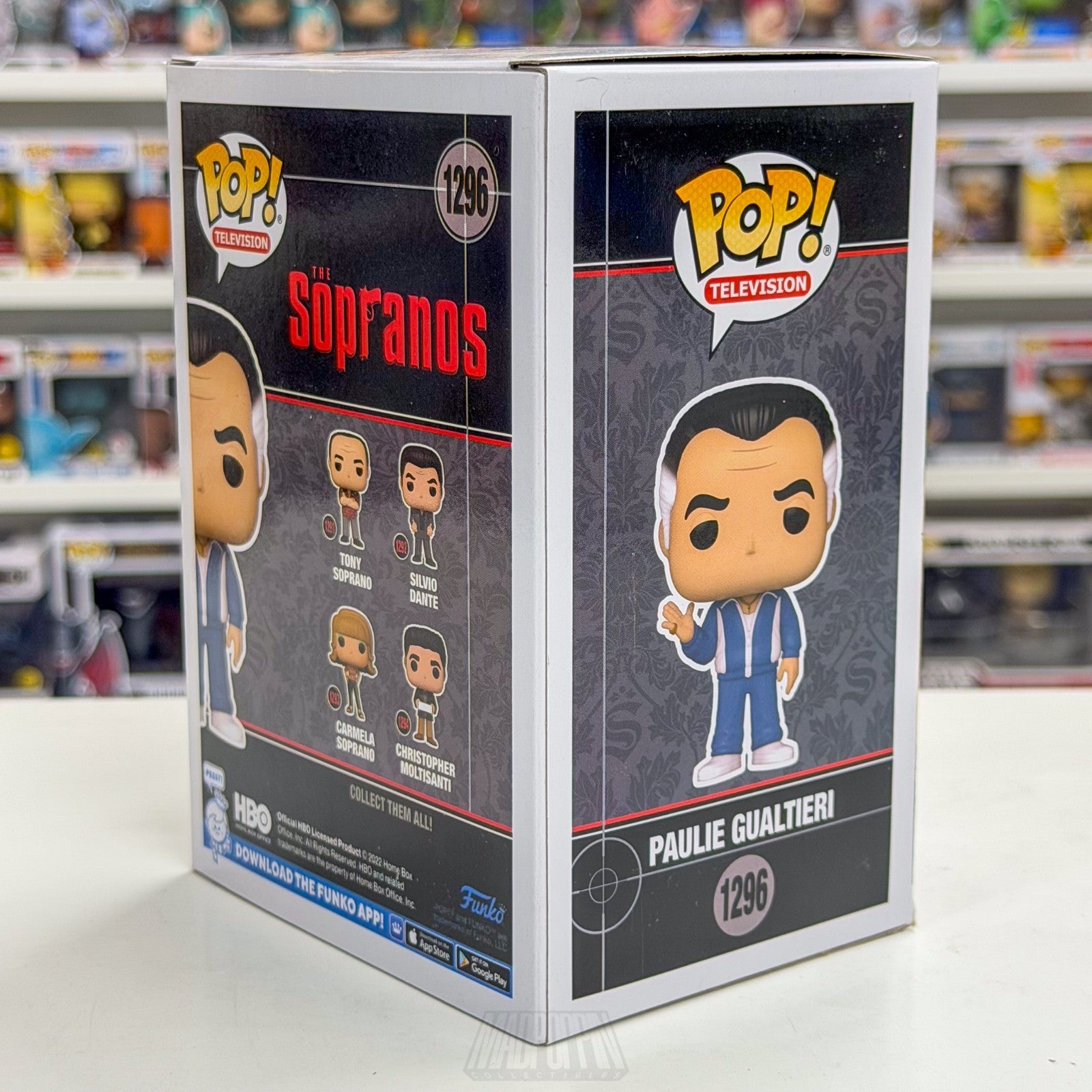 Funko Pop TV Sopranos Paulie Gualtieri Funko Shop 1296 Mafia Toy Vinyl Figure4