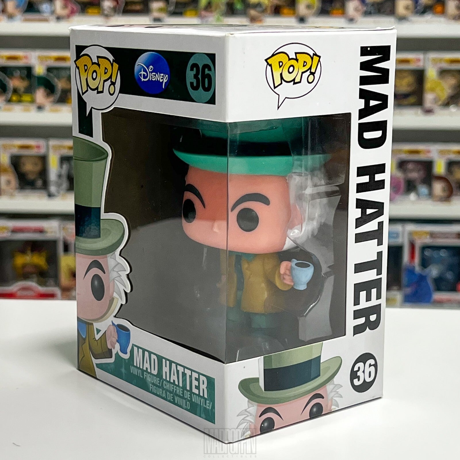 Funko Pop Disney Alice In Wonderland The Mad Hatter with Tea Cup Vaulted 36