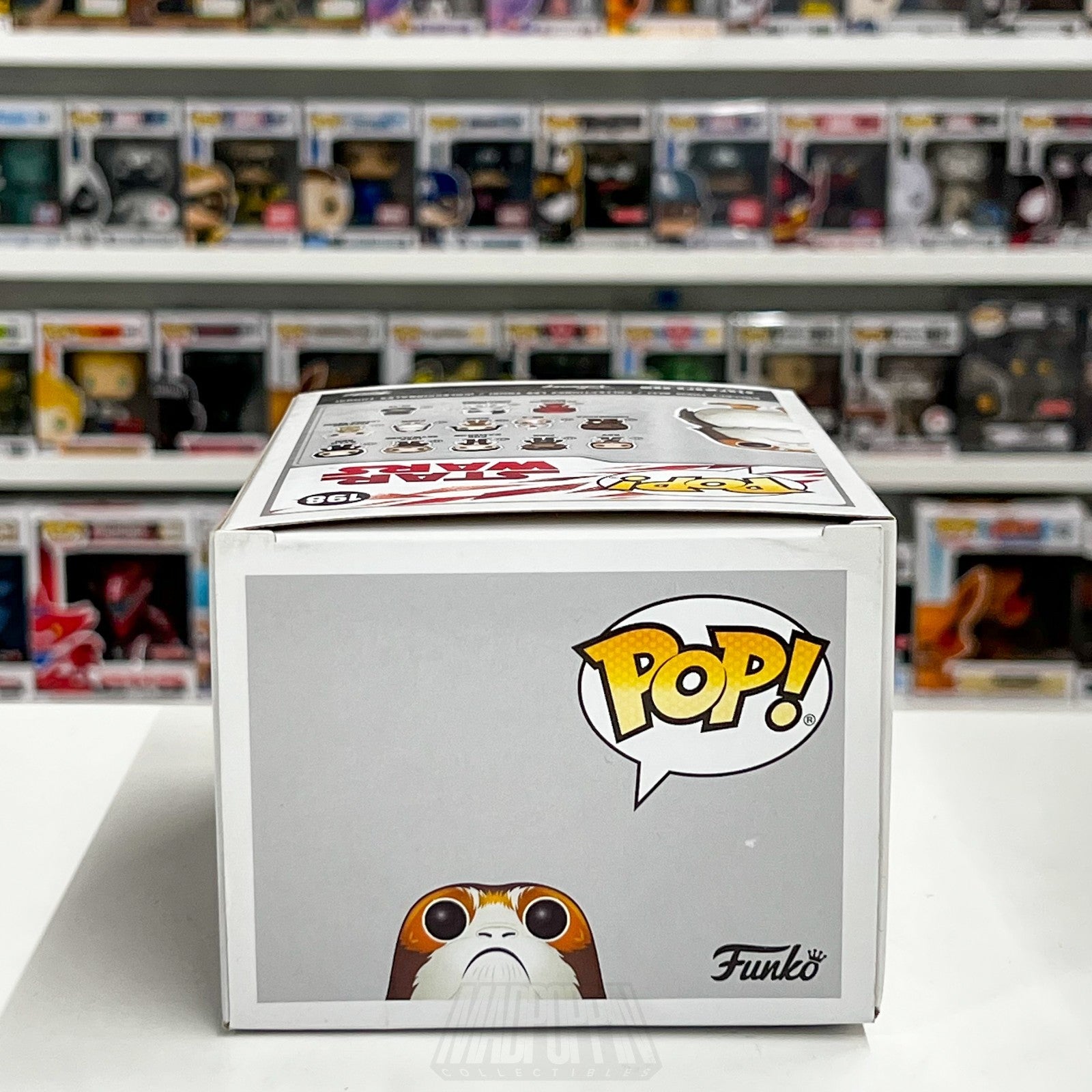 Funko Pop Star Wars Porg Open Mouth Flocked Chase Hot Topic 198 Toy Vinyl Figure6
