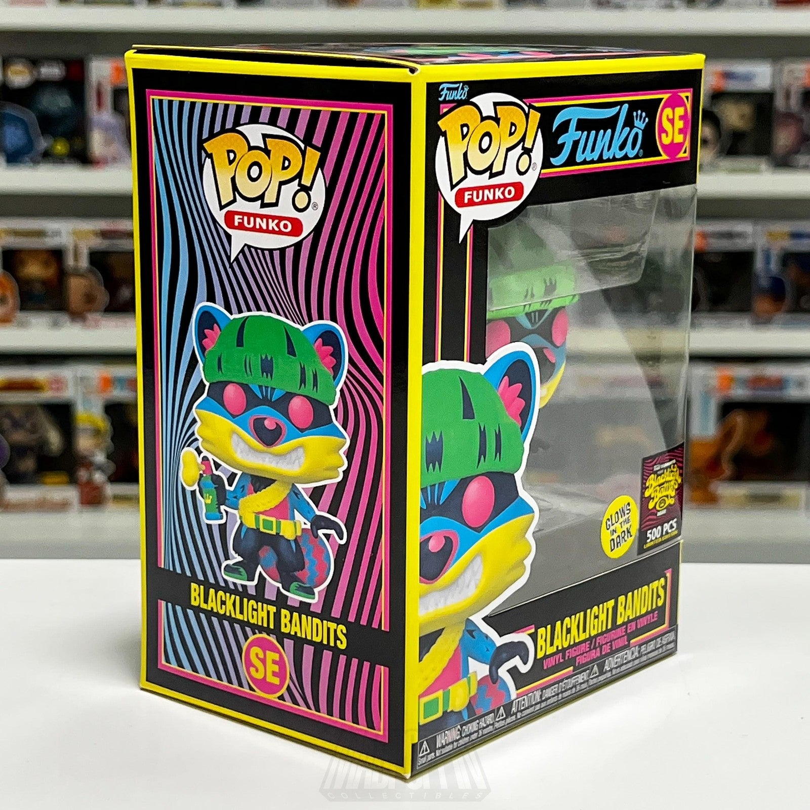 Funko Pop Blacklight Bandits SE Vinyl Figure Glow in the Dark 500 PCS Limited