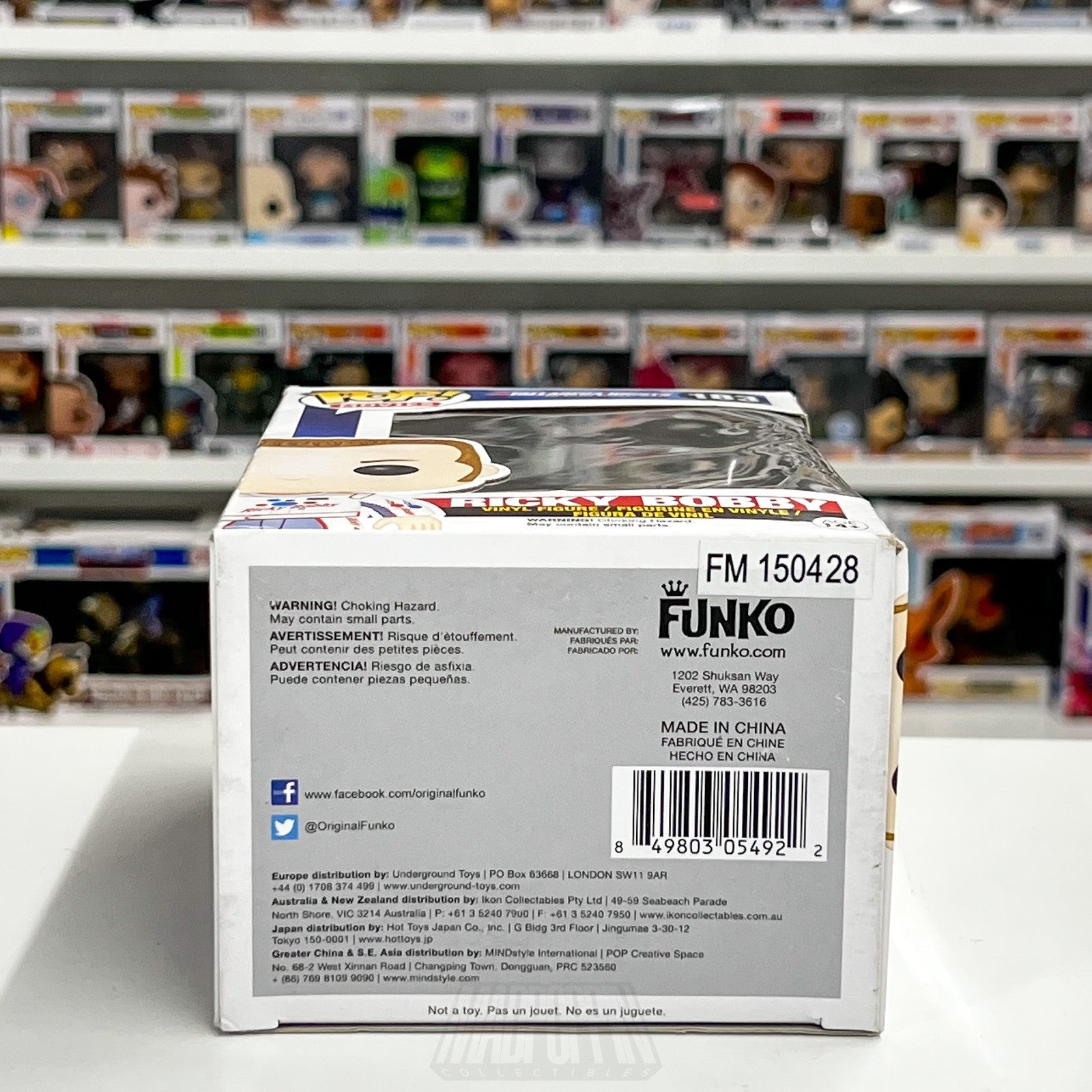 Funko Pop Movies Talladega Nights Ricky Bobby 183 NASCAR Comedy Toy Vinyl Figure7