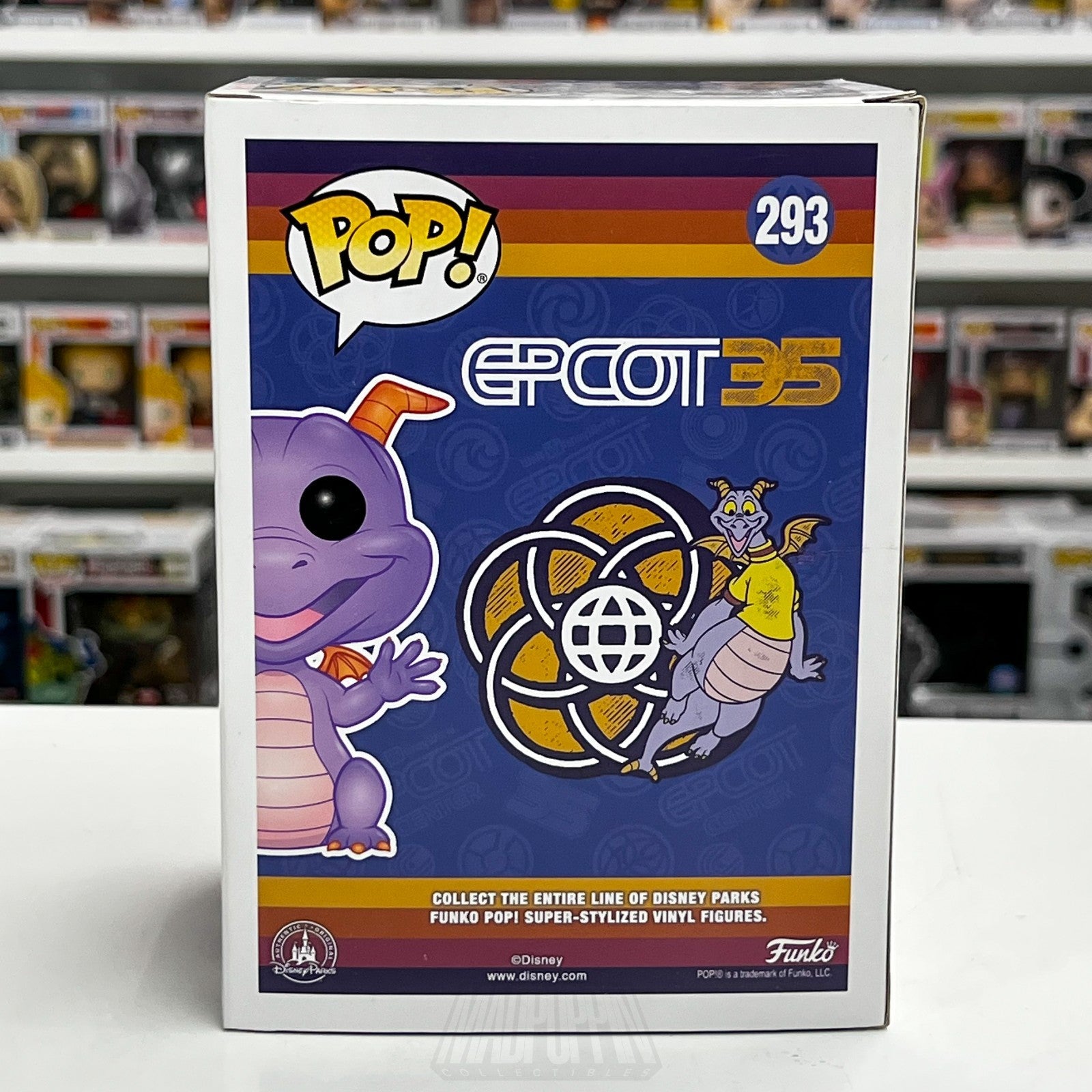 Funko Pop Disney Epcot Figment Exclusive 293 Purple Dragon Mascot Vinyl Figure3
