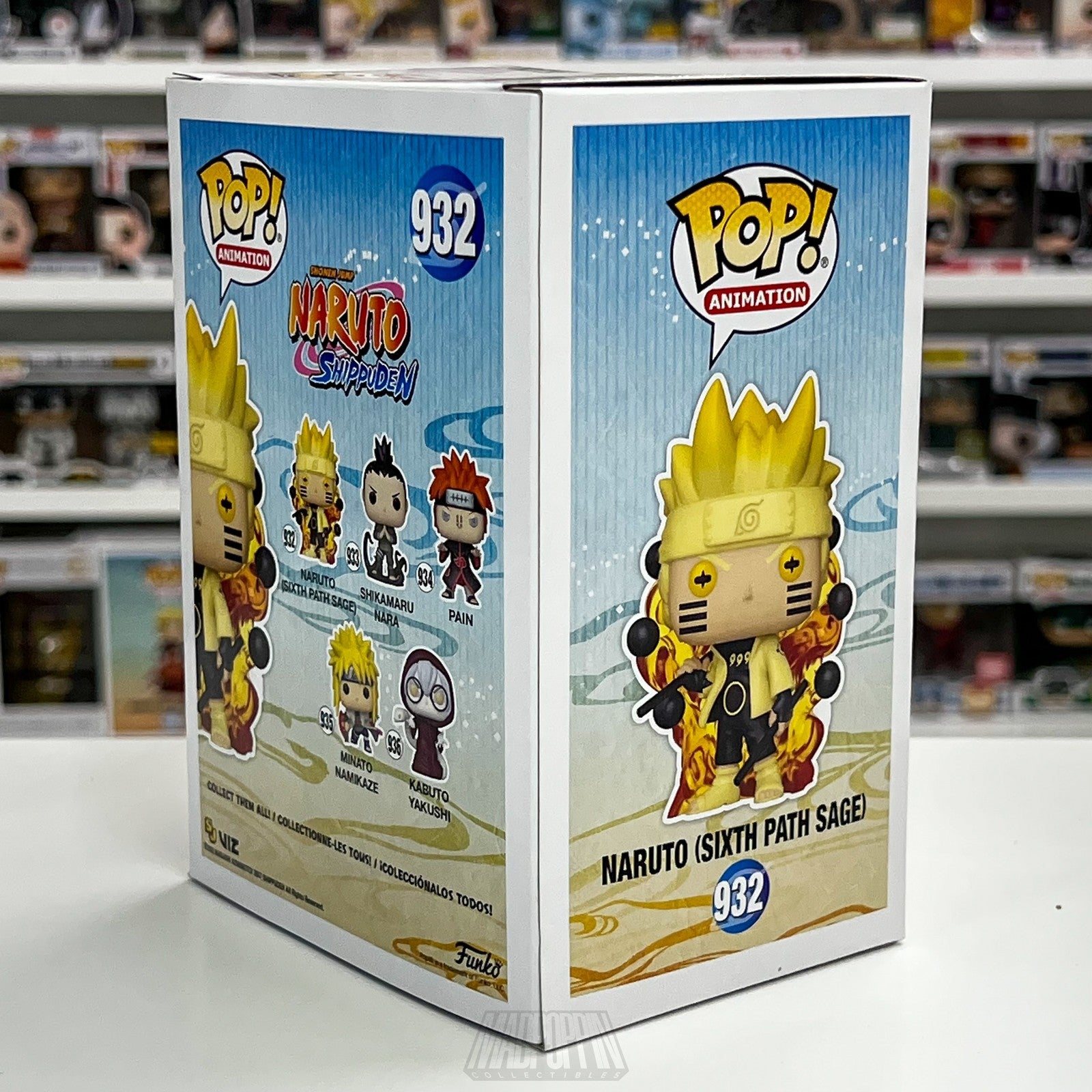 Funko Pop Naruto Shippuden 932 Sixth Path Sage Glow in Dark Specialty Series