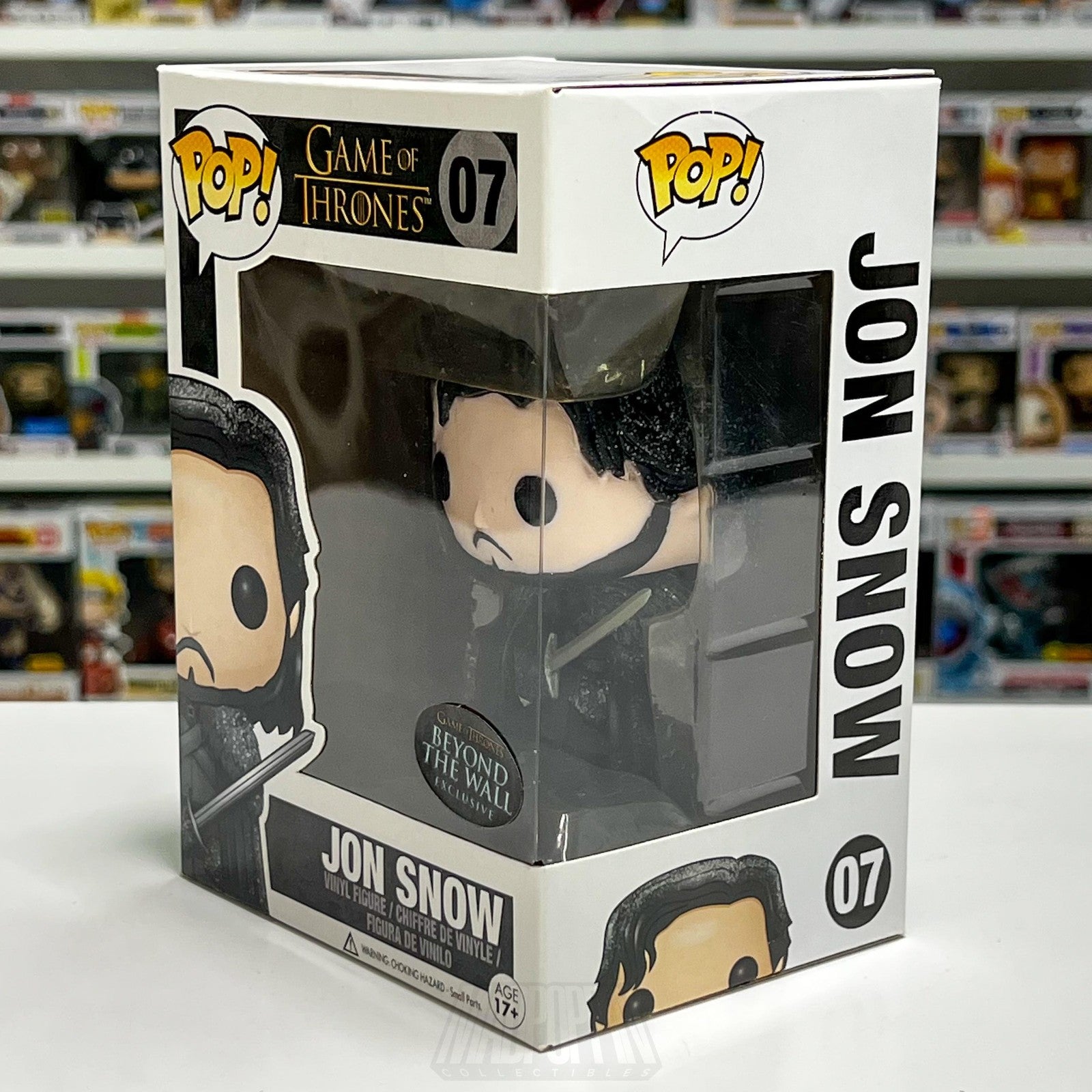 Funko Pop HBO TV Game of Thrones Jon Snow 07 Beyond The Wall Exclusive Lord Toy