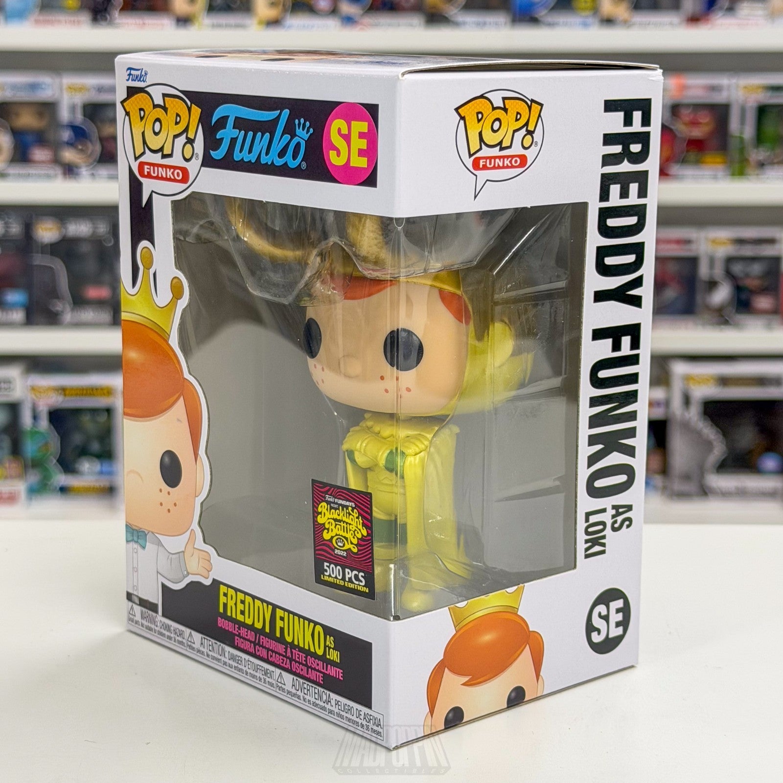 Funko Pop Fundays Blacklight Battle Freddy as Loki Metallic LE 500 PCS SE Marvel1