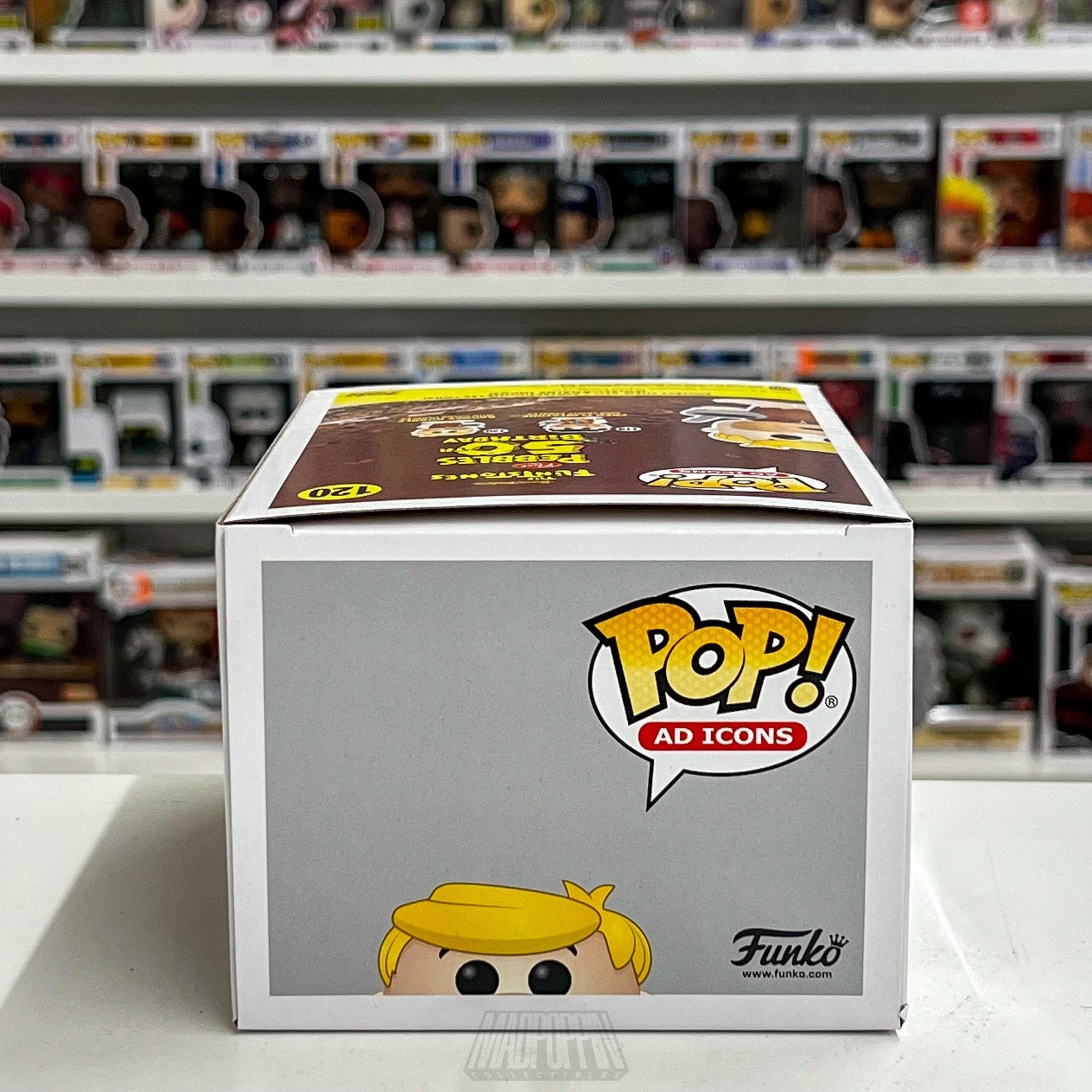 Funko Pop Ad Icons Barney Rubble Cocoa Pebbles Flintstones #120 Vinyl Figure New