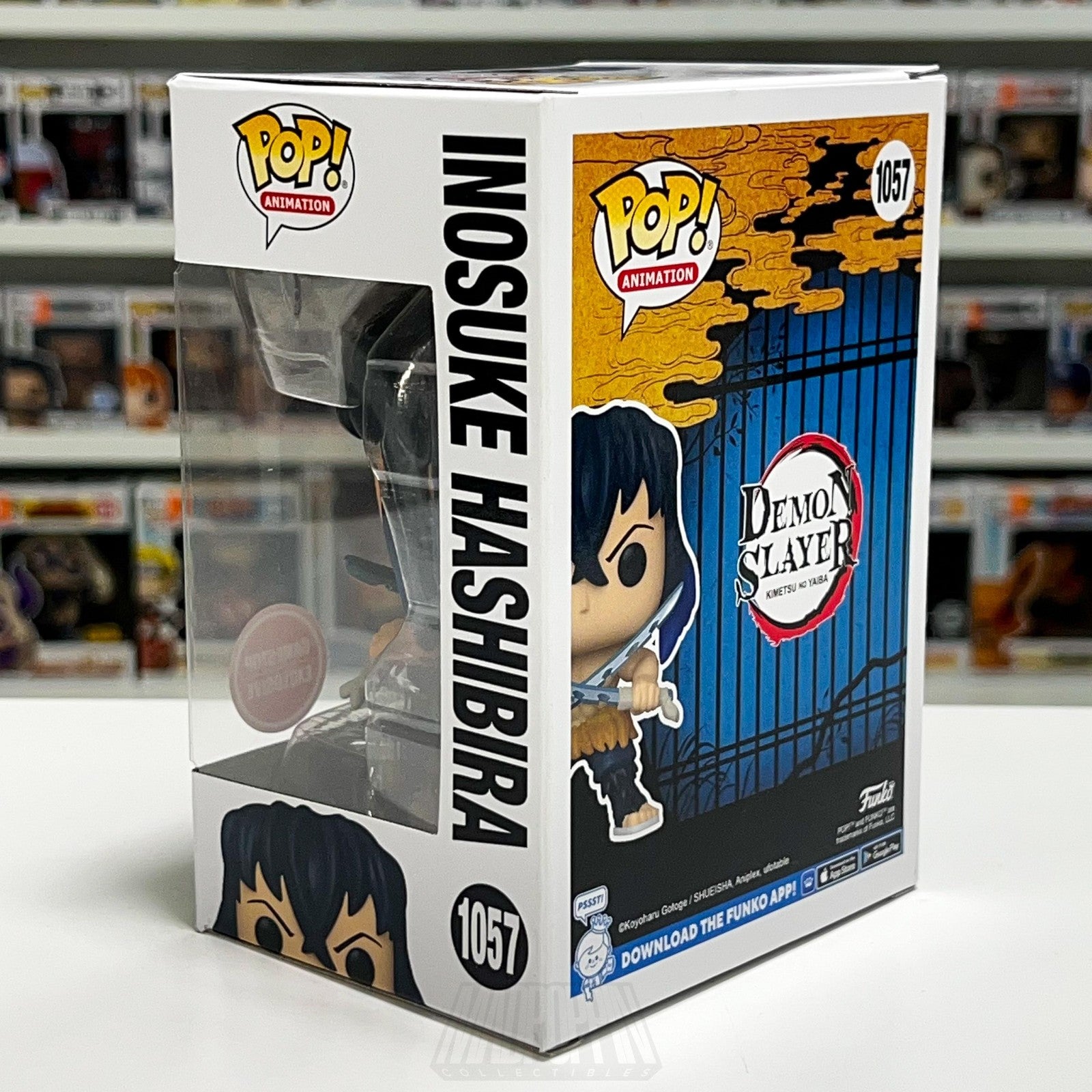 Funko Pop Animation Demon Slayer Inosuke Hashibira 1057 GameStop Exclusive Toy