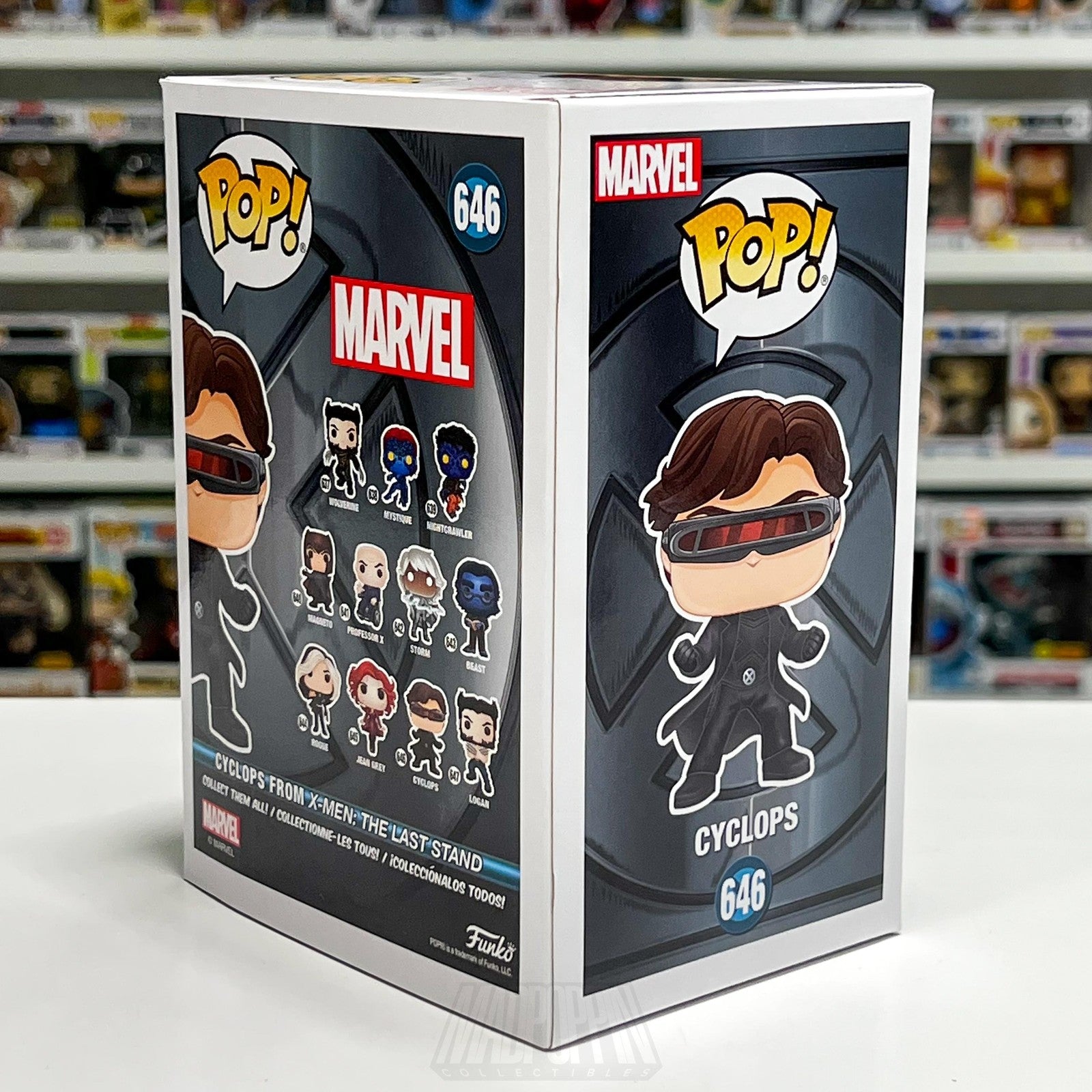 Funko Pop Marvel Cyclops 646 X-Men The Last Stand Mutant BobbleHead Figure Toy