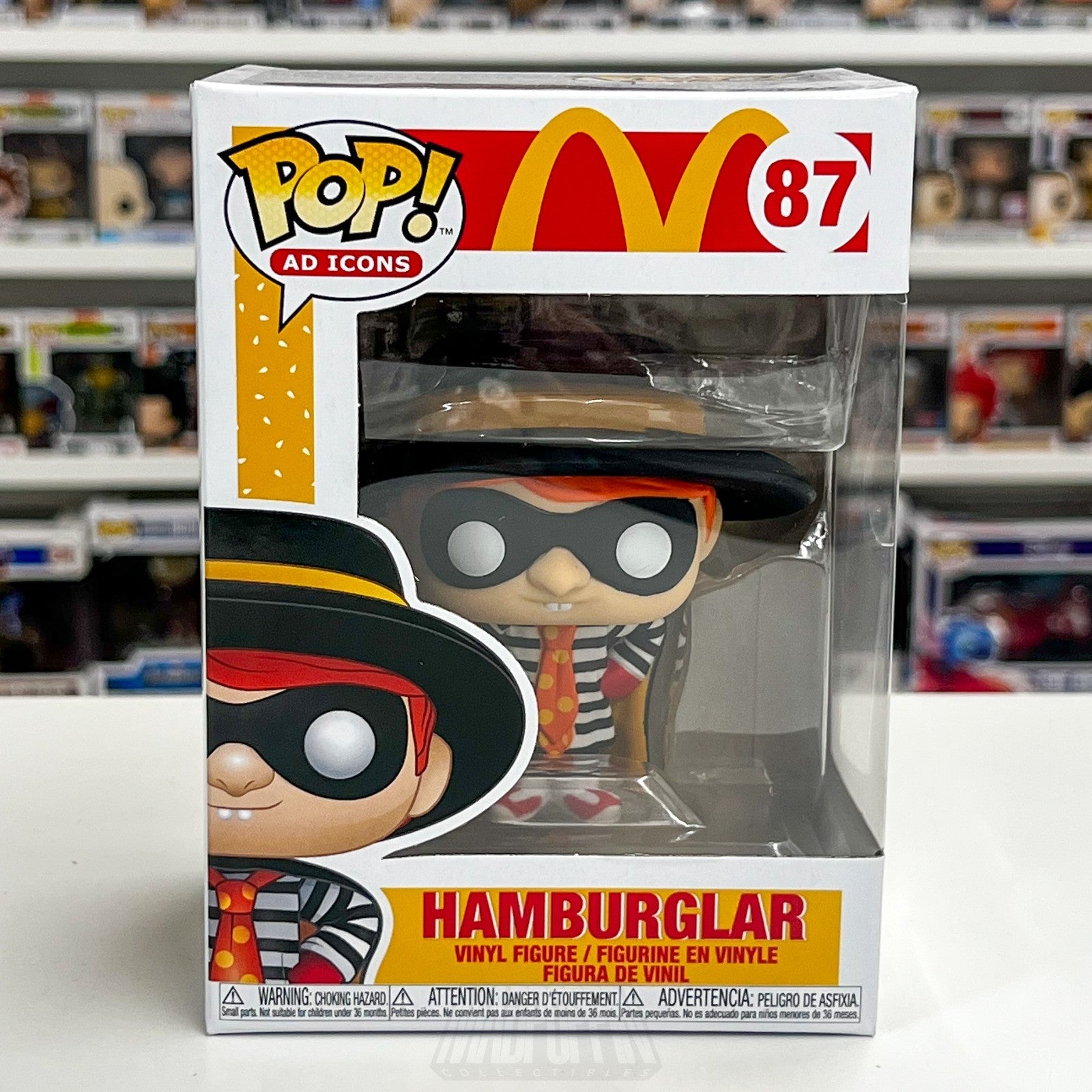 Funko Pop Ad Icons McDonalds Hamburglar 87 Mascot Fast Food Toy Vinyl Figure0