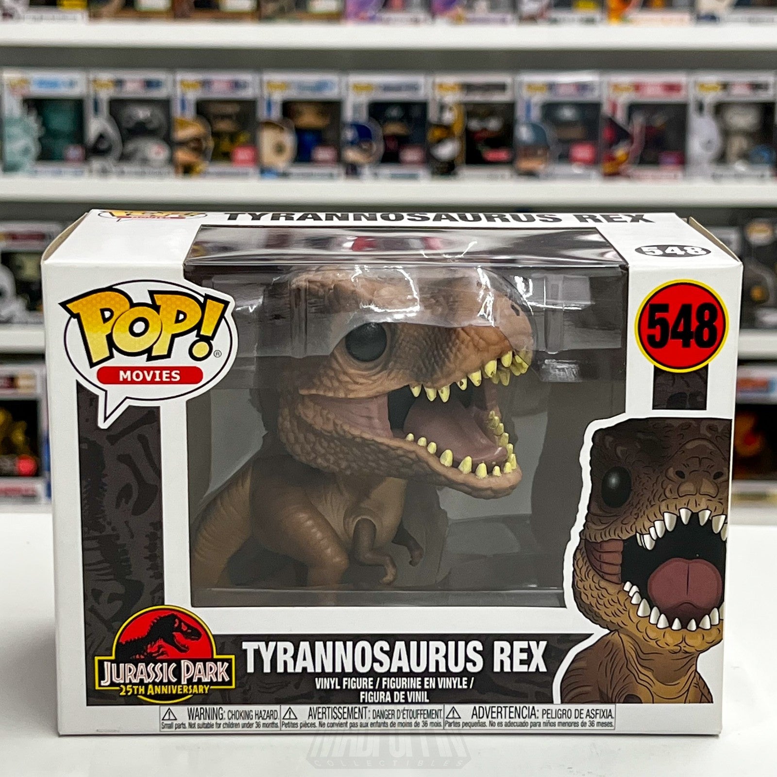 Funko Pop Movies Jurassic Park Tyrannosaurus Rex TRex 548 Dinosaur Vinyl Figure0
