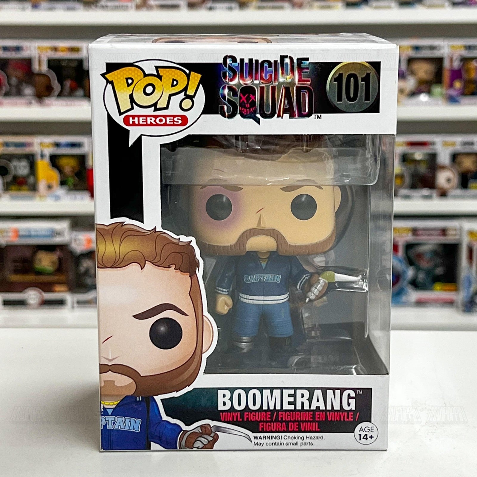 Funko Pop! Heroes Suicide Squad Boomerang #101 Vinyl Figure New in Box DC Comics