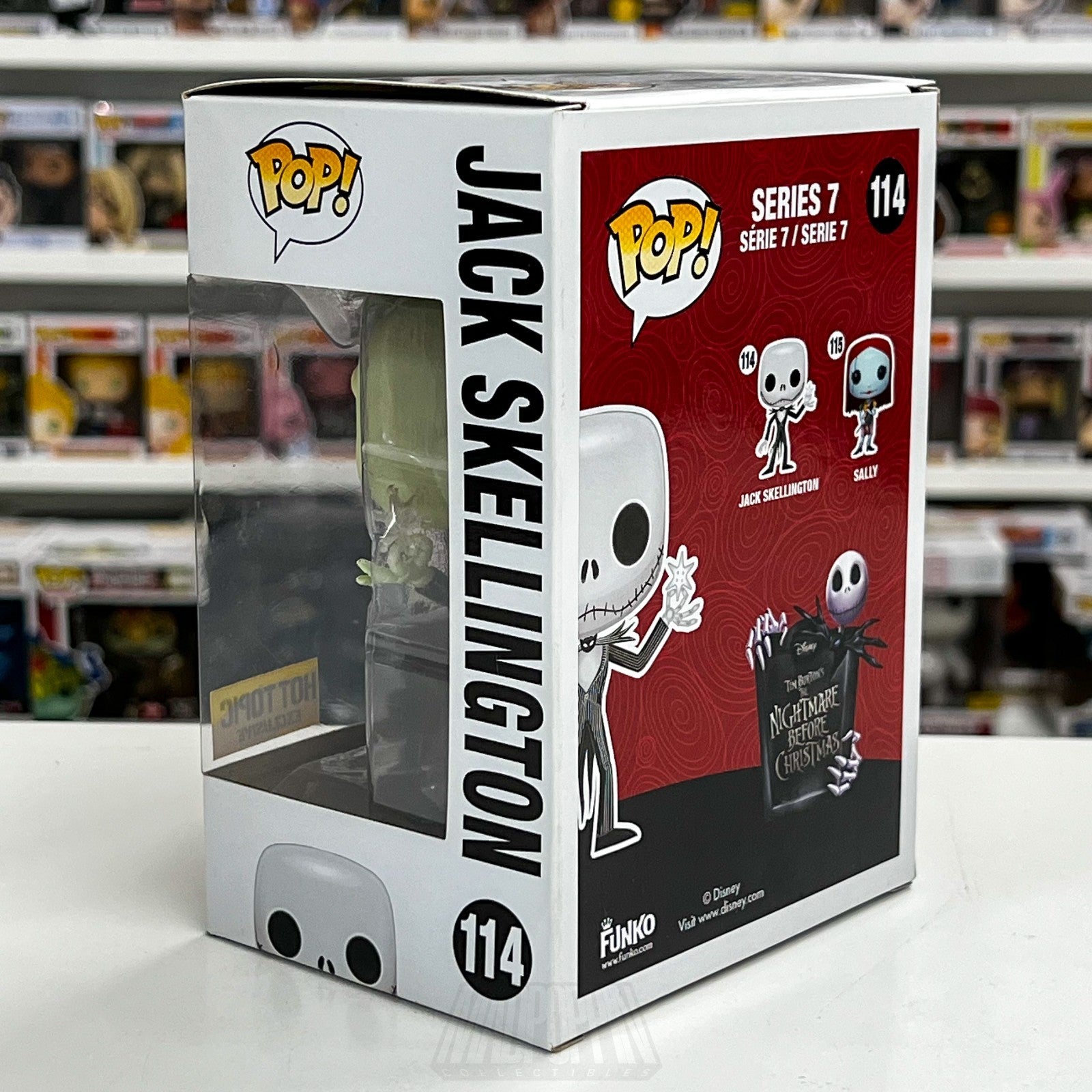 Funko Pop Disney Nightmare Before Christmas Jack Skellington Hot Topic 114 Toy2