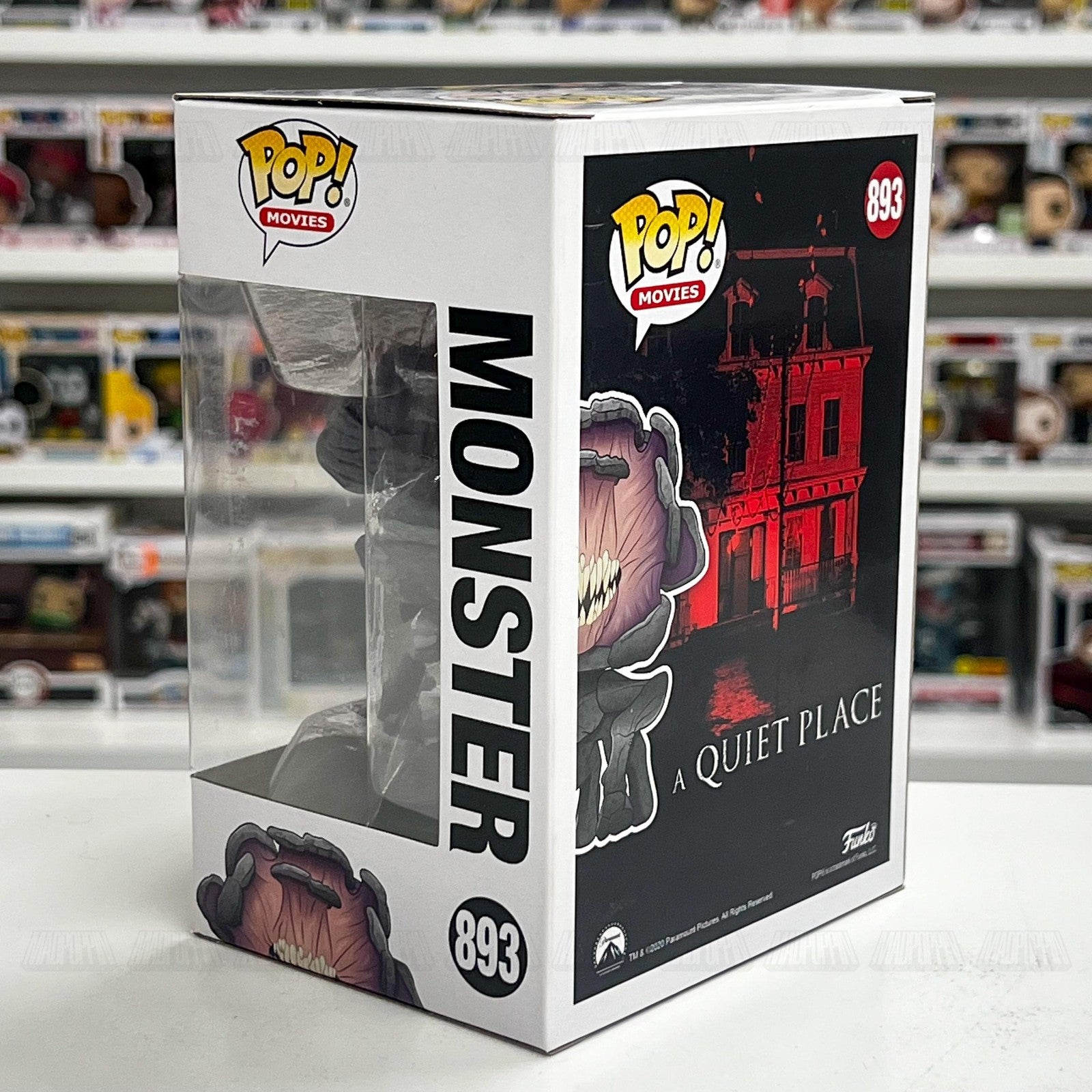 Funko Pop Movies Monster 893 A Quiet Place Vinyl Figure Horror Collectible New