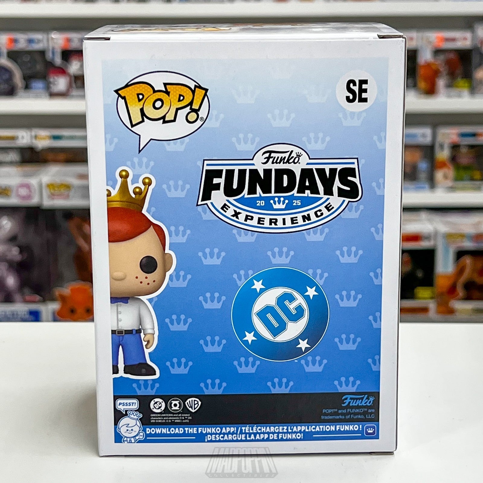 Funko Pop Fundays Freddy as Sinestro Corps Yellow DC Show Edition 500 PCS