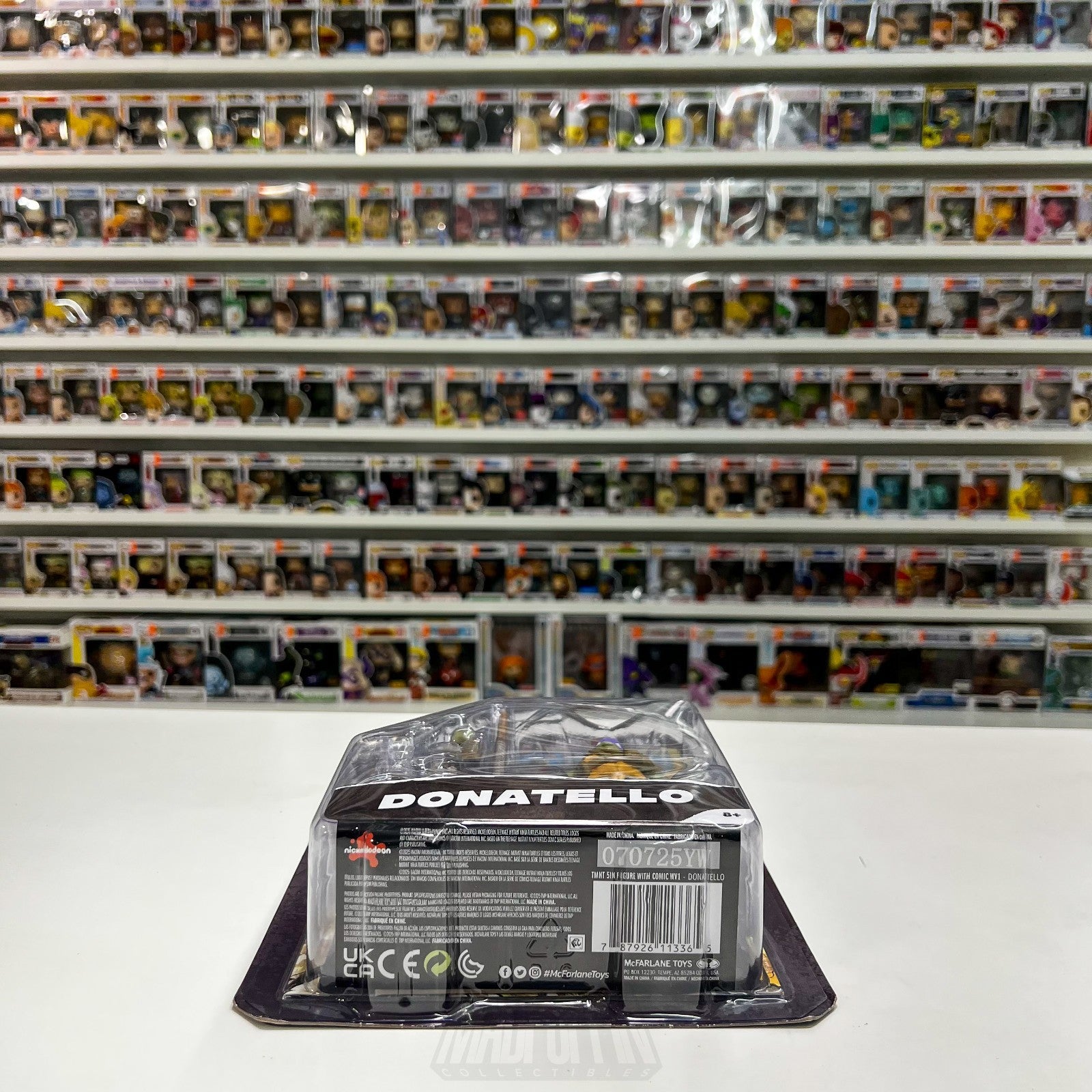 McFarlane Toys TMNT Teenage Mutant Ninja Turtles Donatello Page Punchers Micro