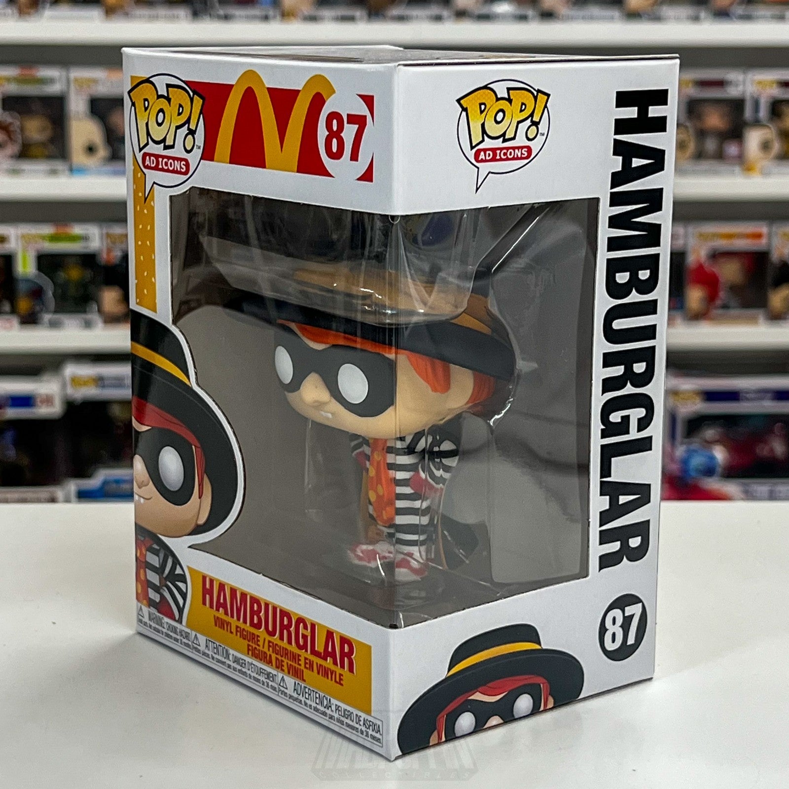 Funko Pop Ad Icons McDonalds Hamburglar 87 Mascot Fast Food Toy Vinyl Figure1