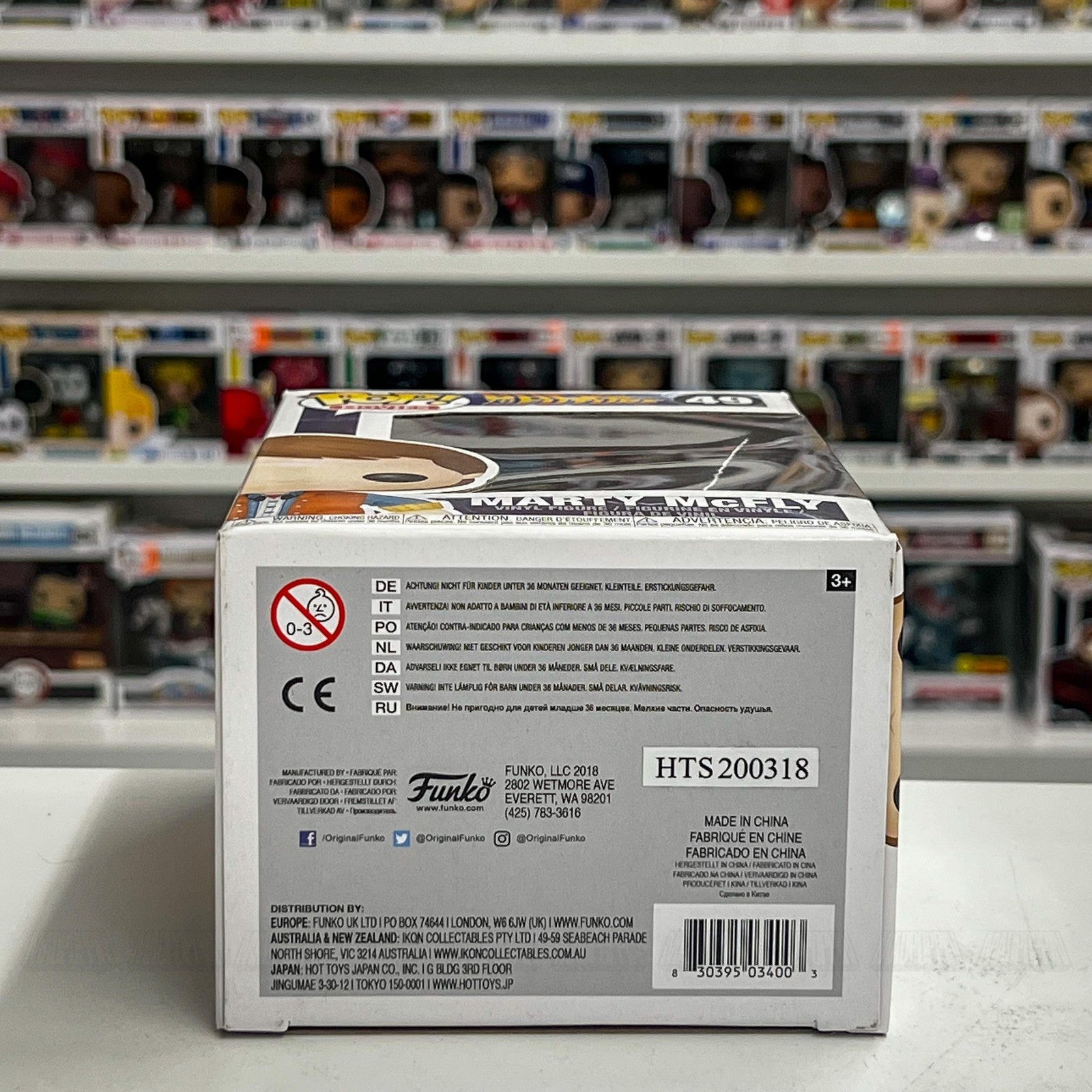 Funko Pop Movies Back to the Future 49 Marty McFly Vinyl Figure Collectible New