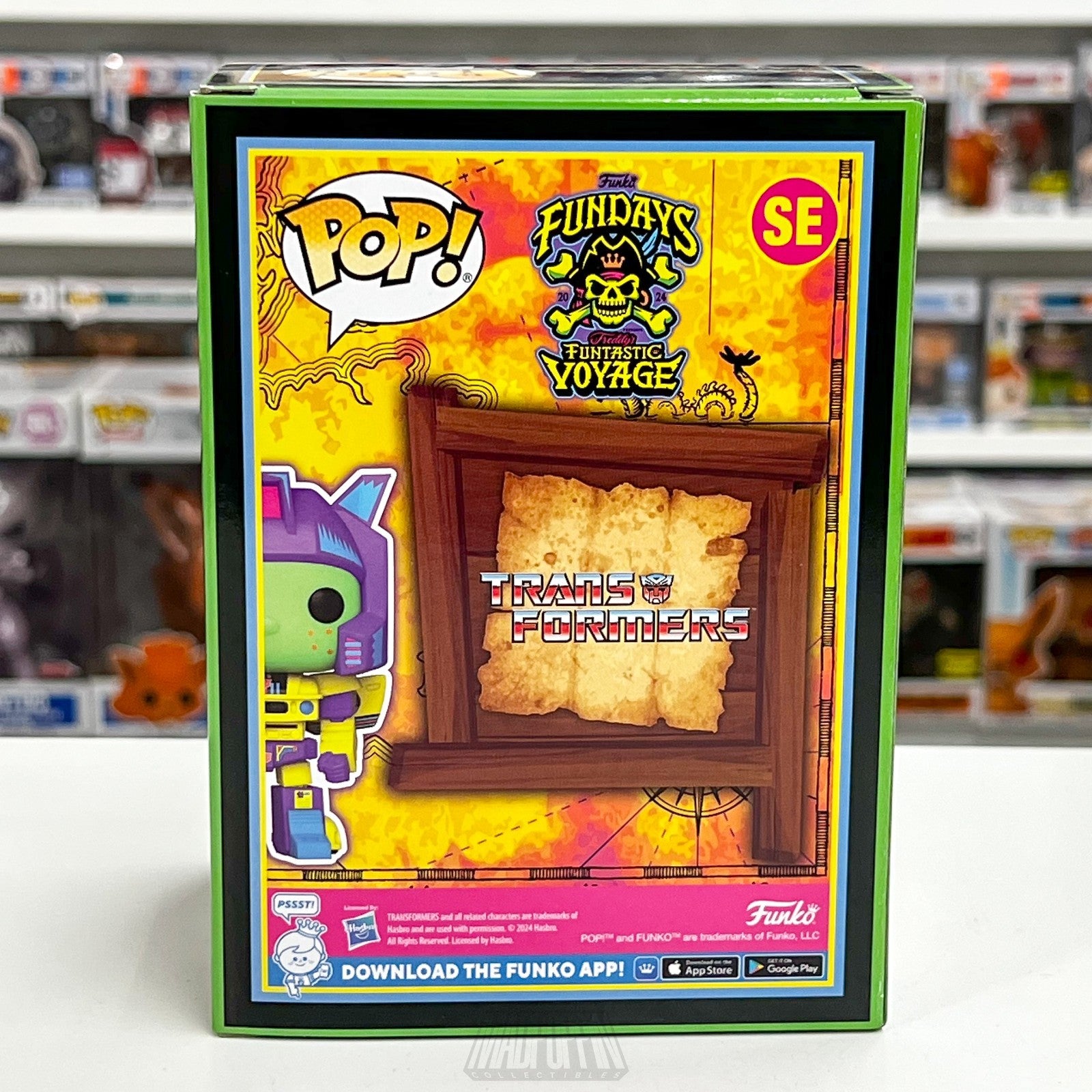 Funko Pop Fundays Freddy as Jazz Transformers Blacklight Show Edition 1000 PCS