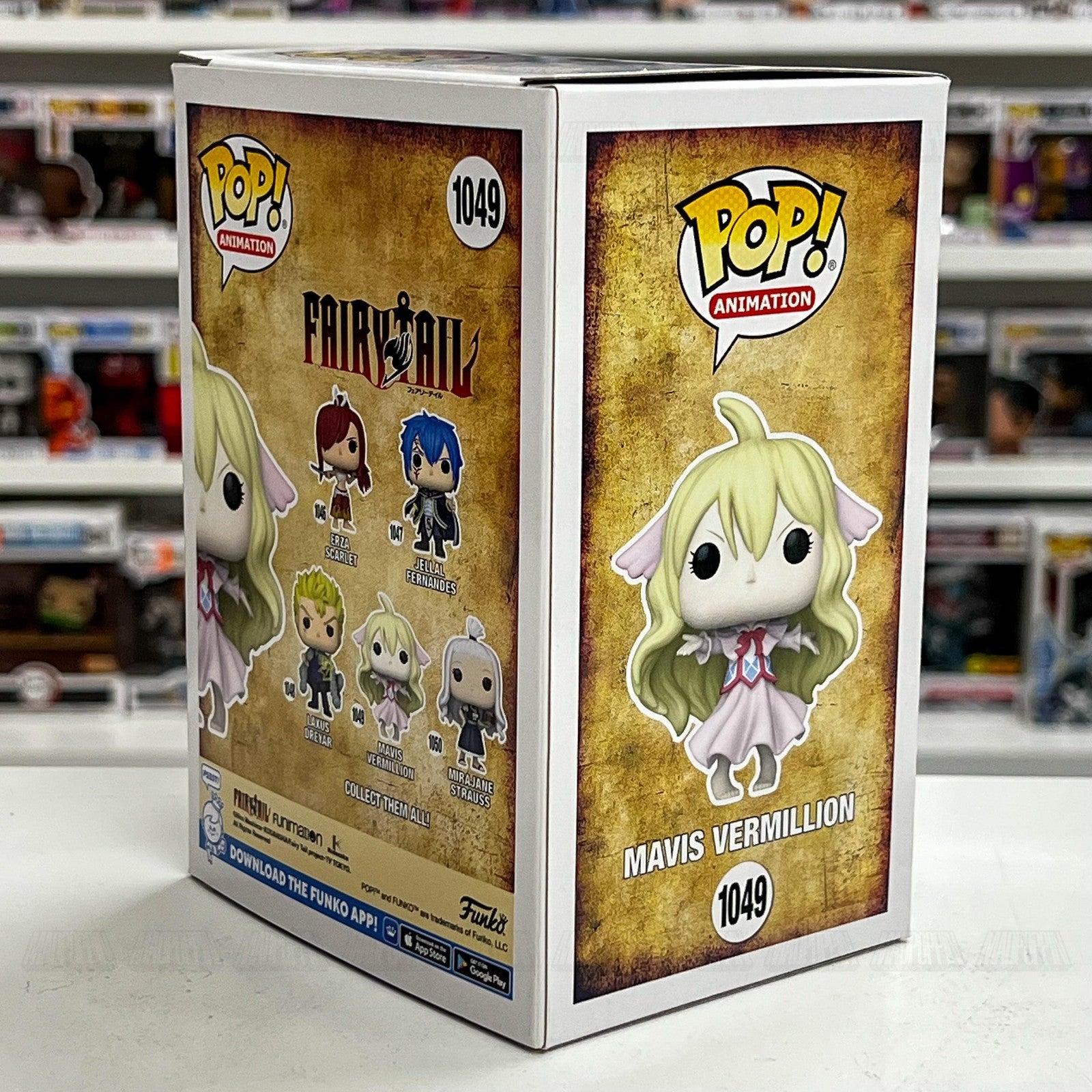 Funko Pop Animation Fairy Tail 1049 Mavis Vermillion Vinyl Figure New In Box