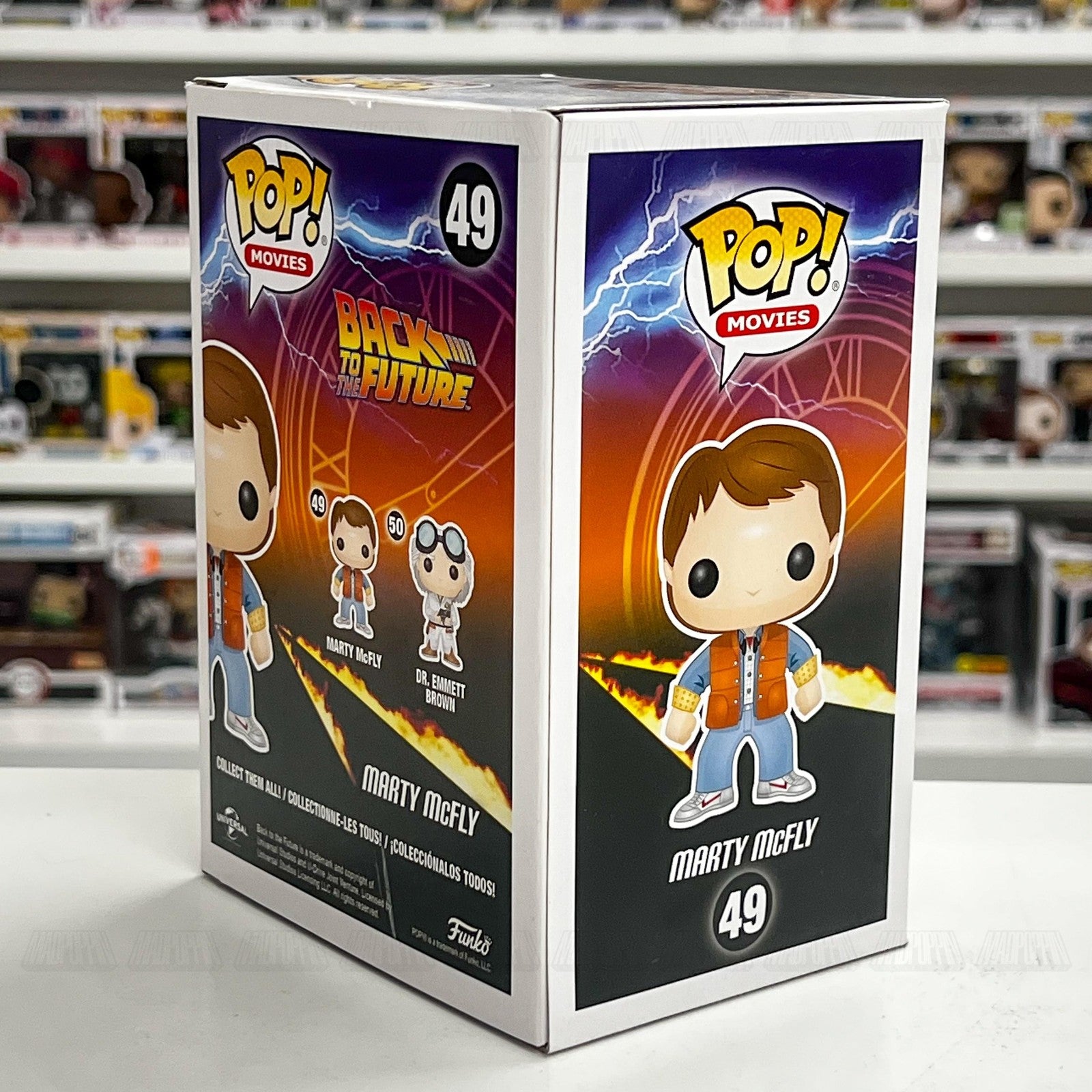 Funko Pop Movies Back to the Future 49 Marty McFly Vinyl Figure Collectible New