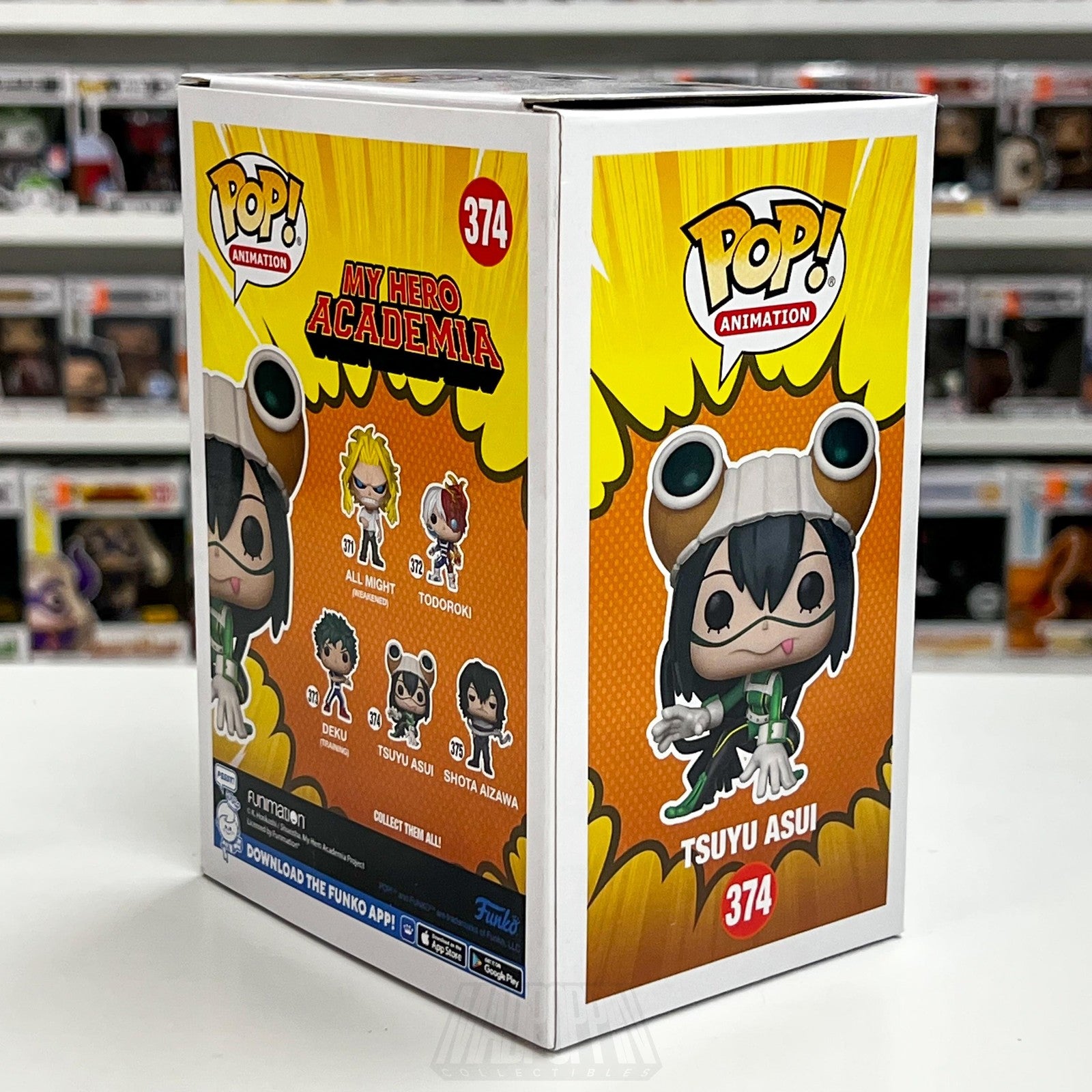 Funko Pop! My Hero Academia Tsuyu Asui #374 Fall Convention Limited Anime Figure