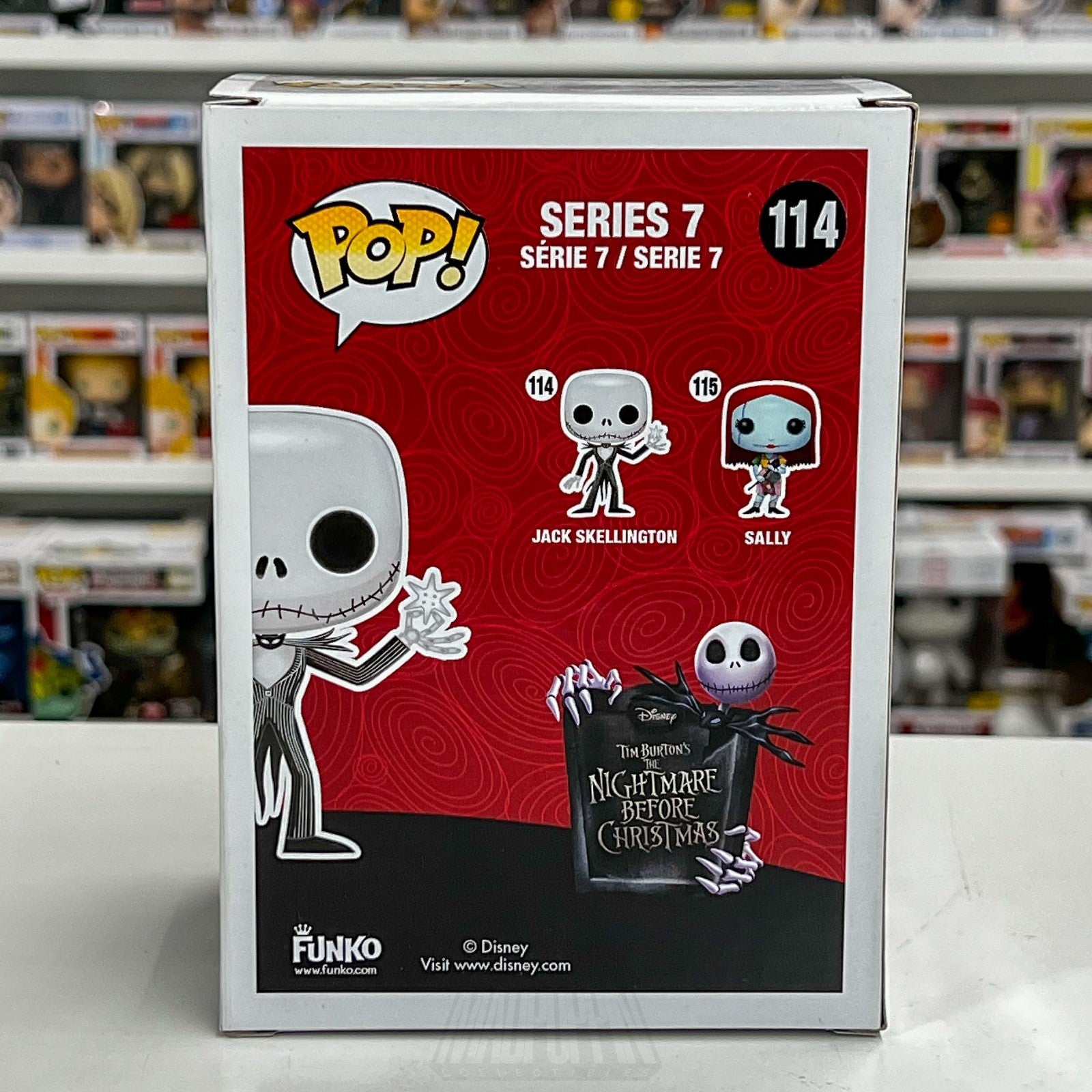 Funko Pop Disney Nightmare Before Christmas Jack Skellington Hot Topic 114 Toy3