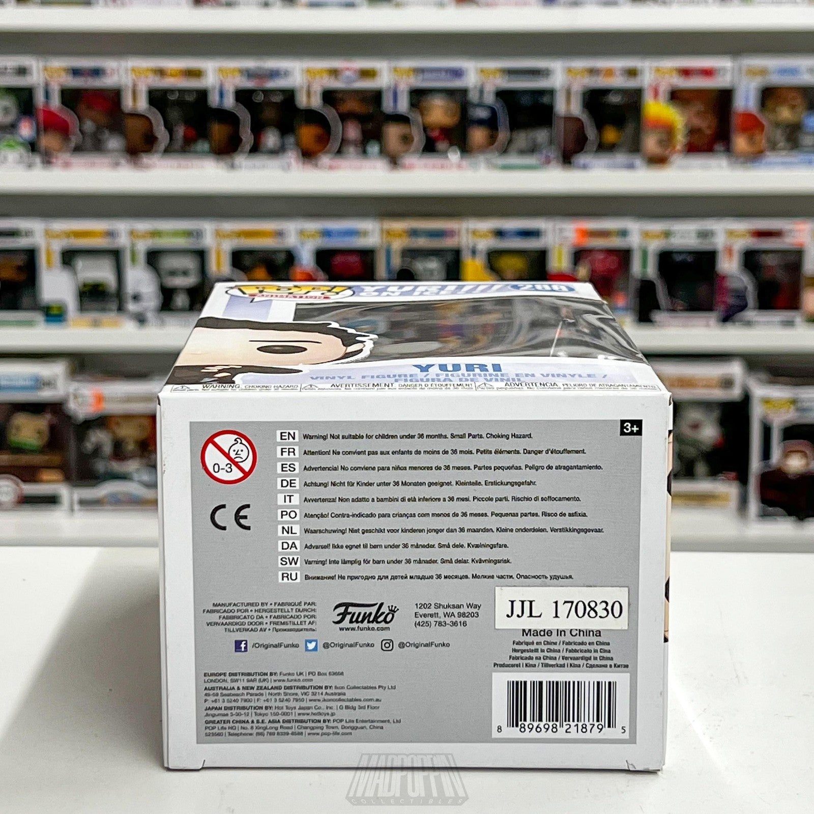 Funko Pop Animation Yuri On Ice #288 Yuri Vinyl Figure New Anime Collectible