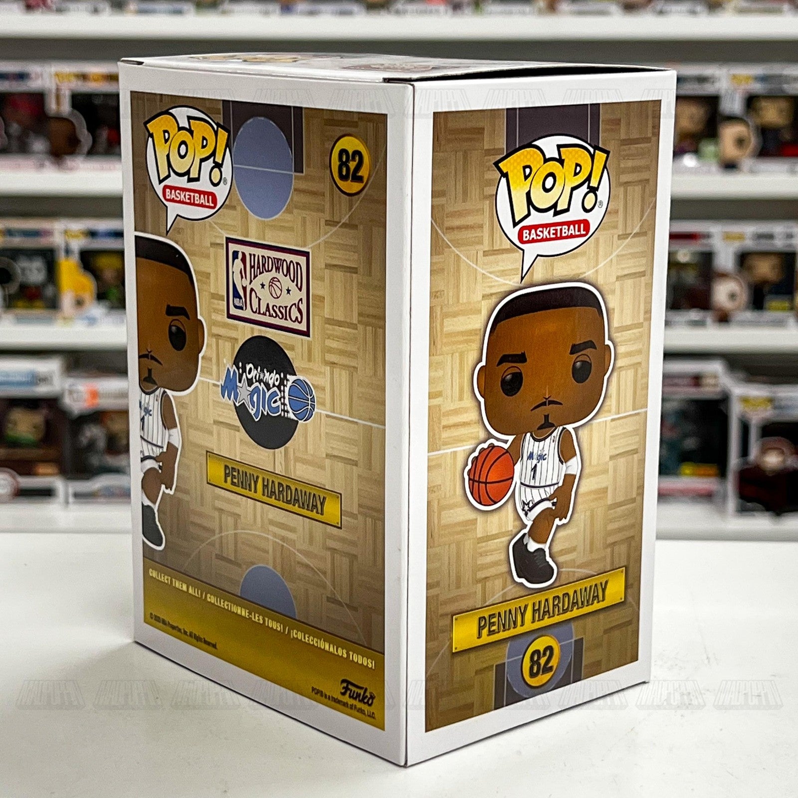 Funko Pop NBA Penny Hardaway 82 Orlando Magic Hardwood Classics Vinyl Figure New