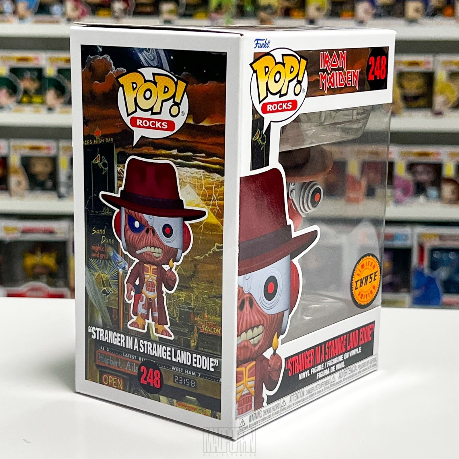 Funko Pop Rocks Iron Maiden Stranger Strange Land Eddie Chase Heavy Metal 248