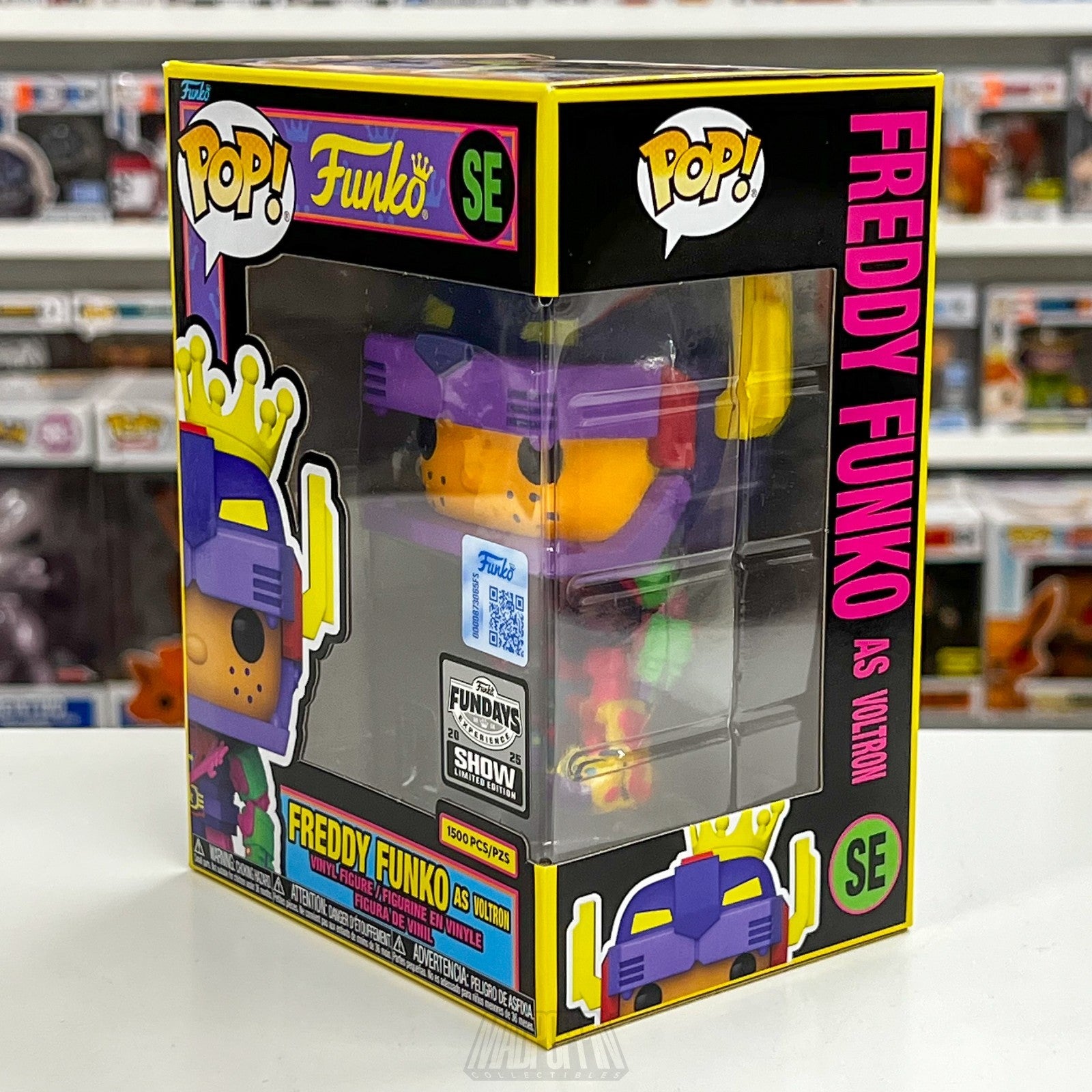 Funko Pop Fundays Freddy as Voltron Blacklight Show Edition 1500 PCS SE 2025