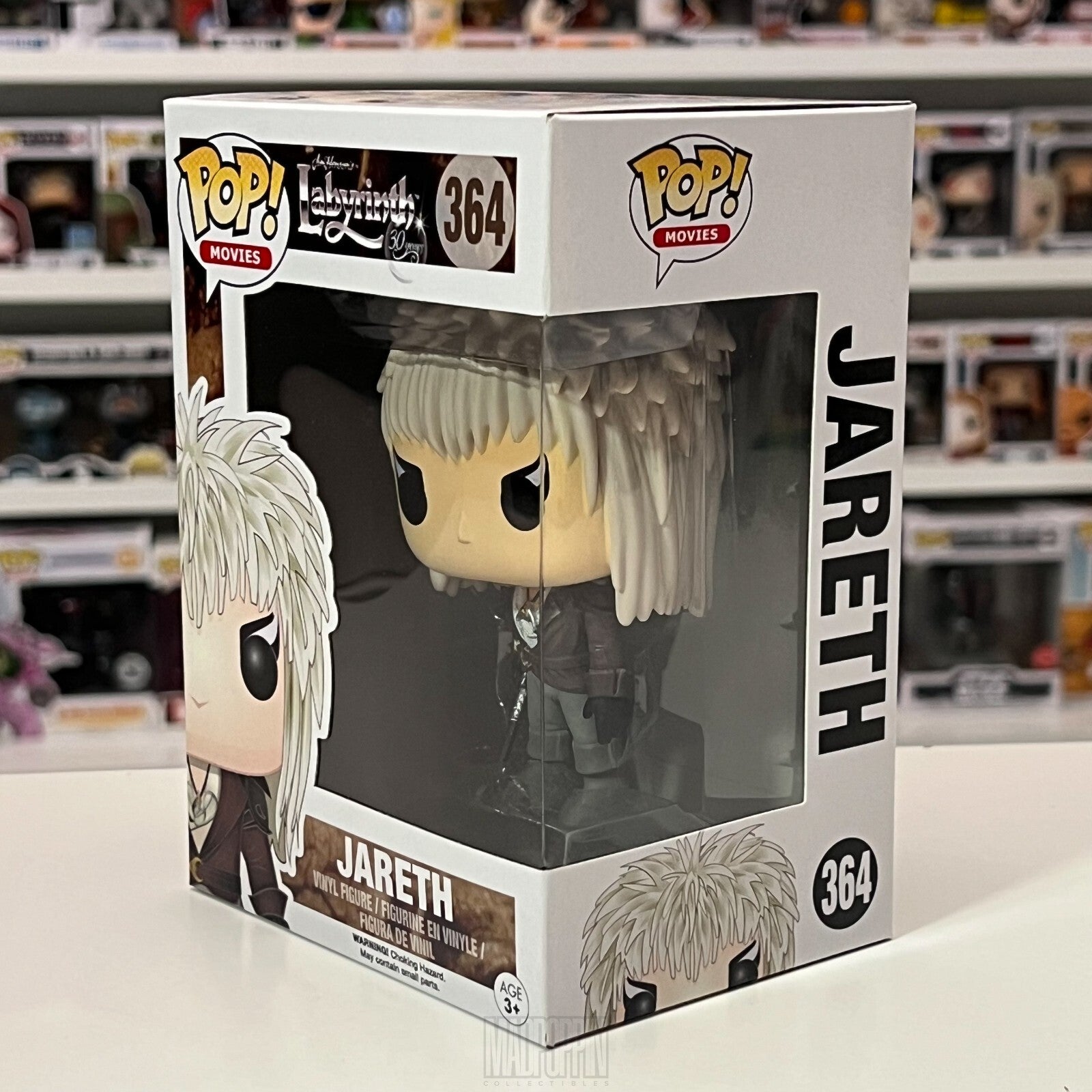 Funko Pop Movies Jim Henson's Labyrinth Jareth Vaulted David Bowie 364