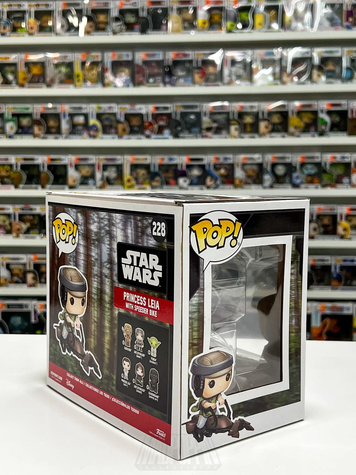 Funko Pop Ride Star Wars 228 Princess Leia Speeder Bike ROTJ 40th Anniversary