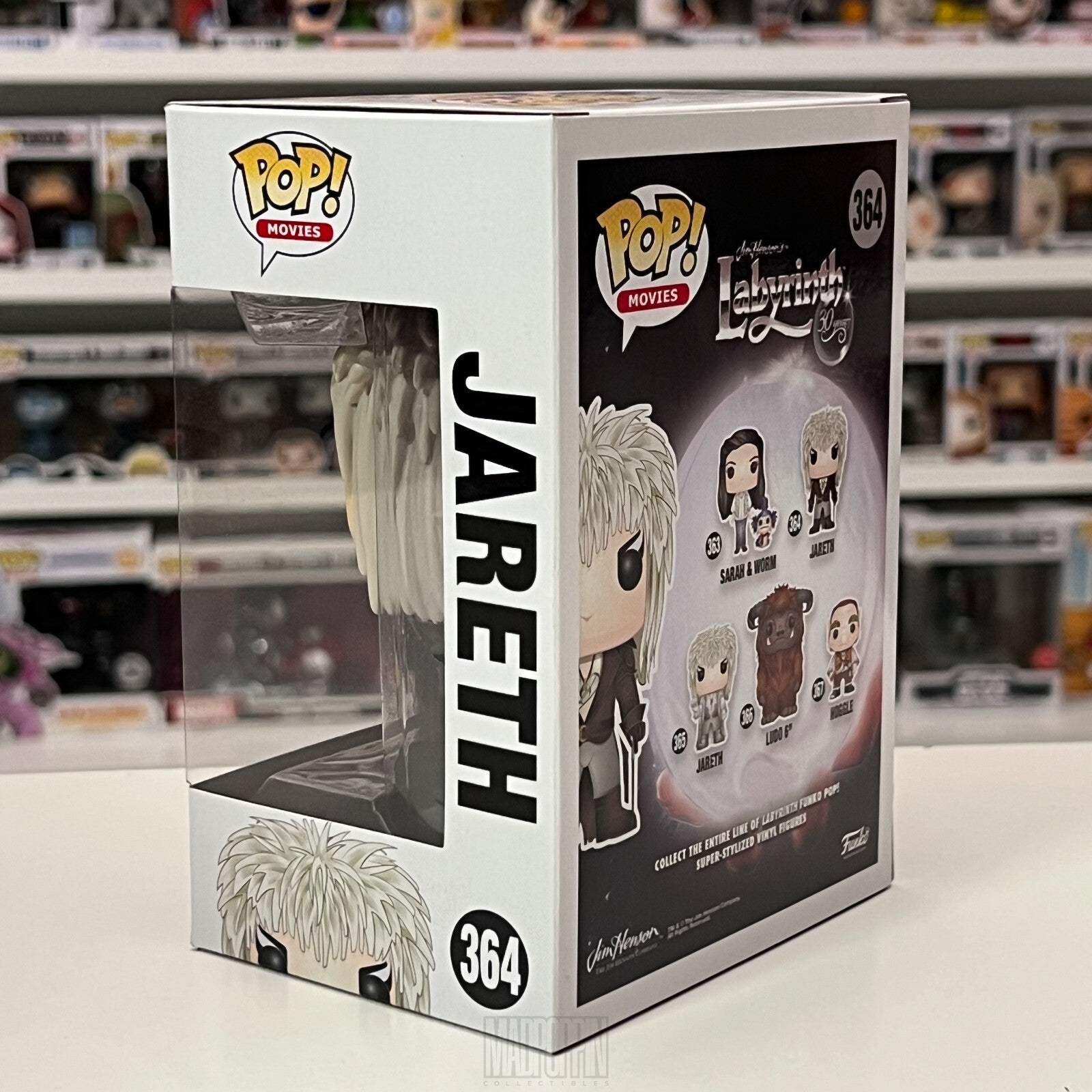 Funko Pop Movies Jim Henson's Labyrinth Jareth Vaulted David Bowie 364