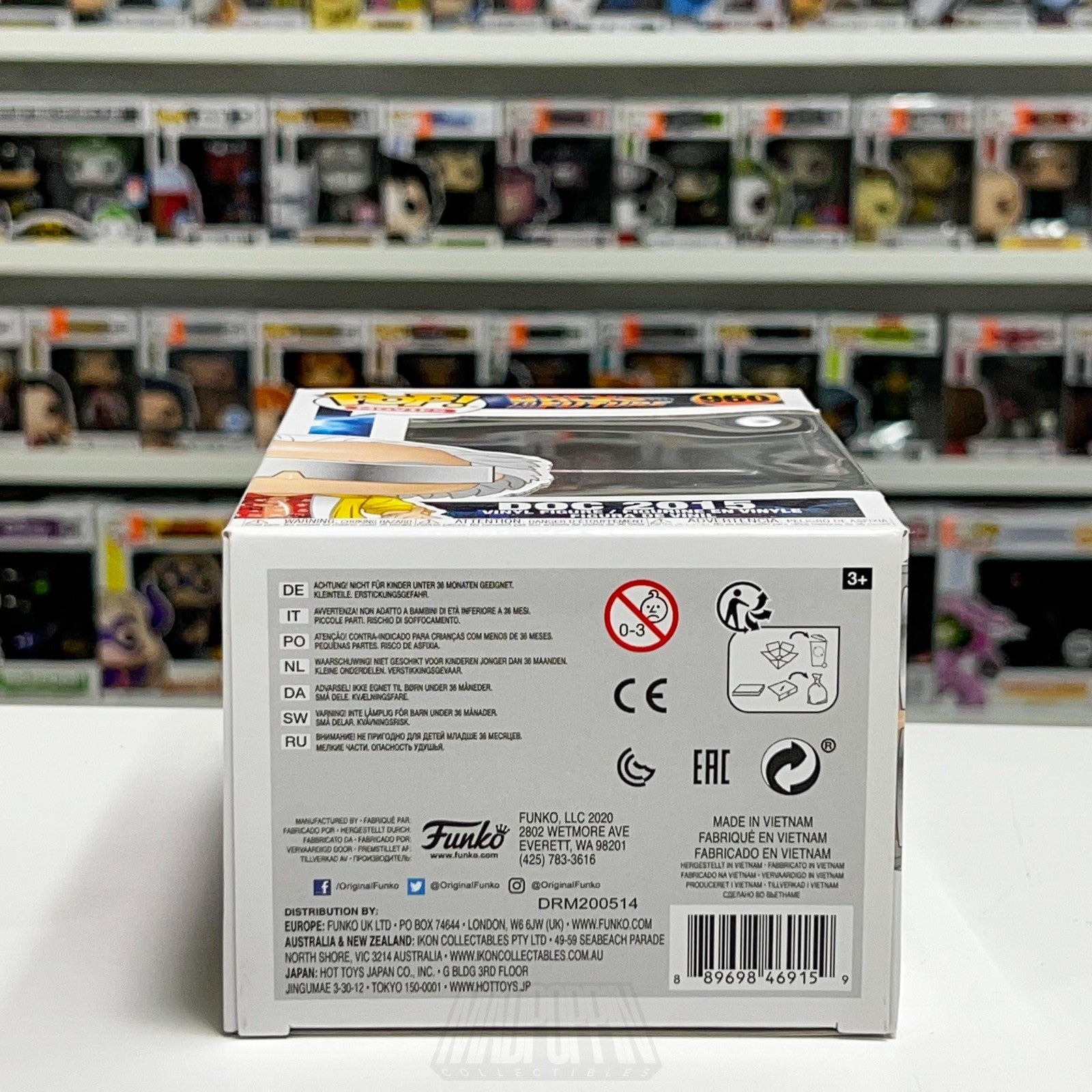 Funko Pop! Movies Back to the Future Doc Brown 2015 #960 Vinyl Figure New Toy