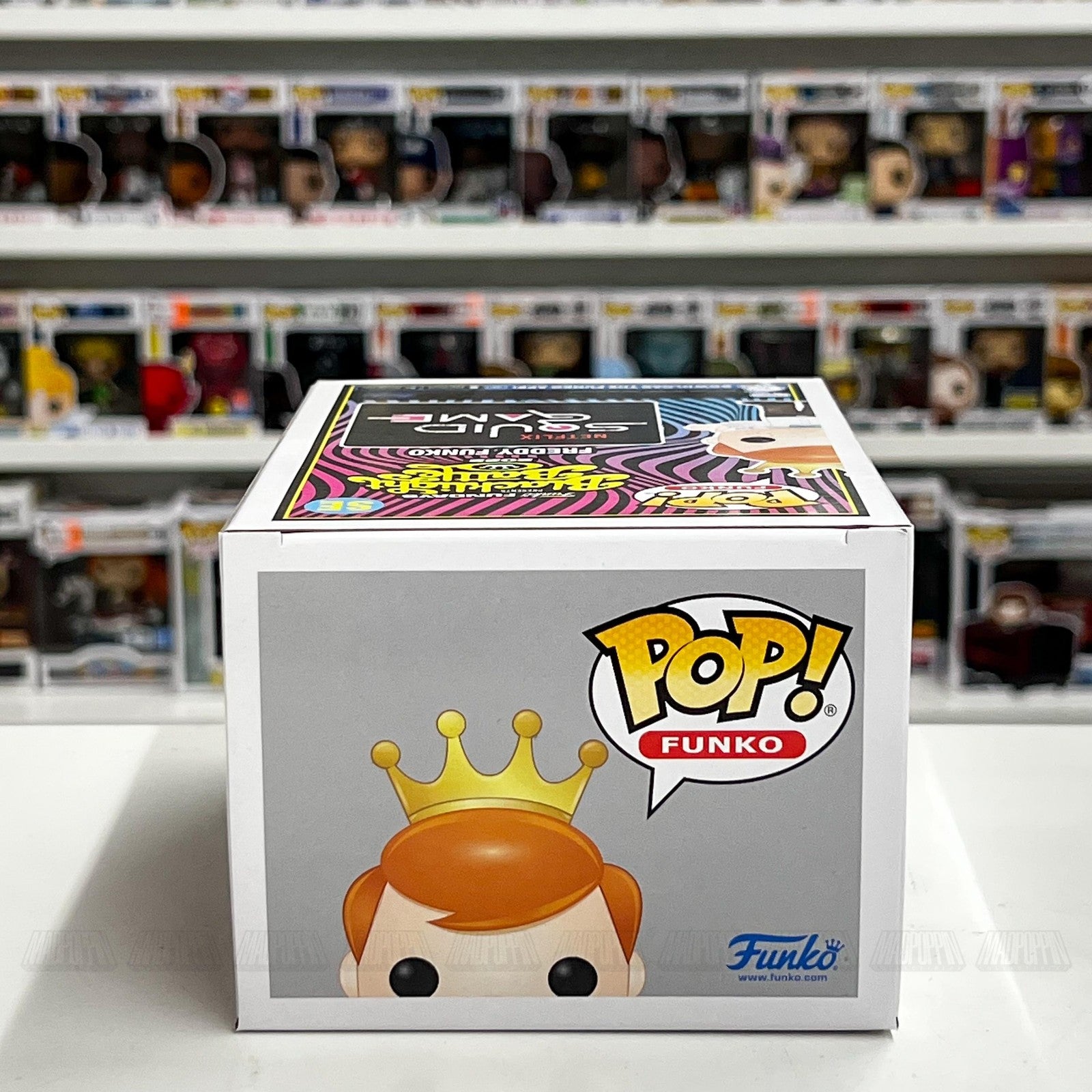 Funko Pop Freddy Funko Player 456 Squid Game SE Blacklight Battle 2022 2000 PCS