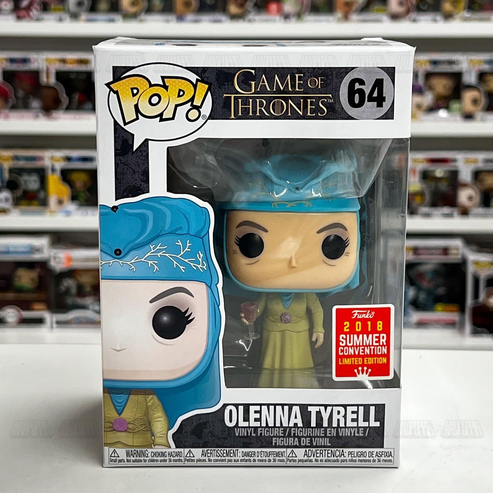 Funko Pop Game of Thrones Olenna Tyrell #64 2018 Summer Convention Exclusive New