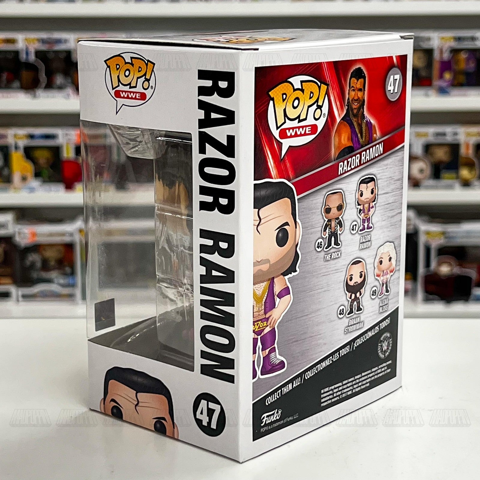 Funko Pop WWE Razor Ramon #47 Vinyl Figure Collectible Wrestling NIB 2017 New