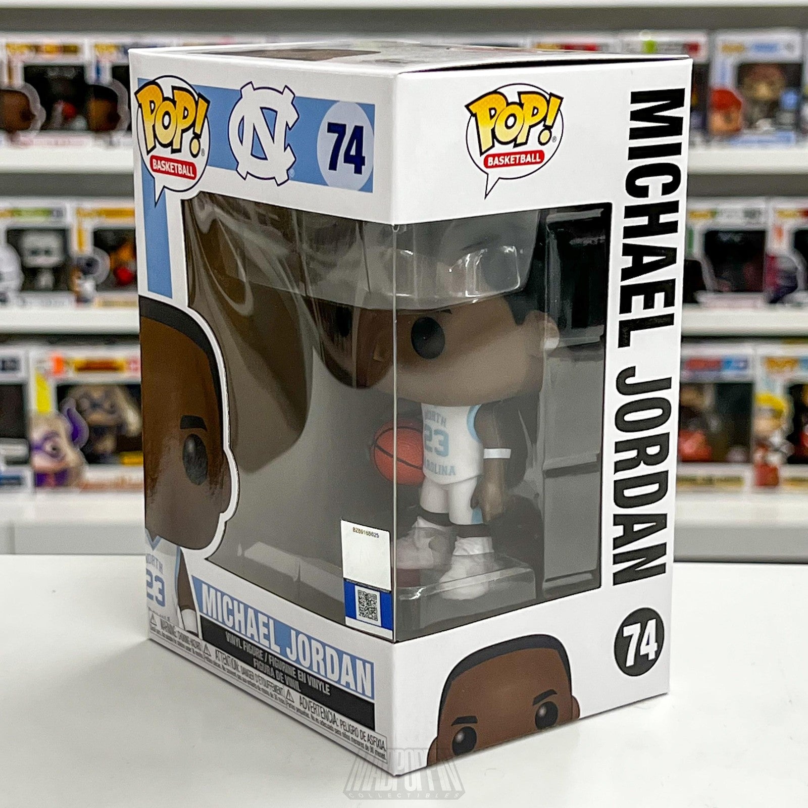Funko Pop North Carolina Basketball Figure Michael Jordan NCAA Basketball 74 UNC