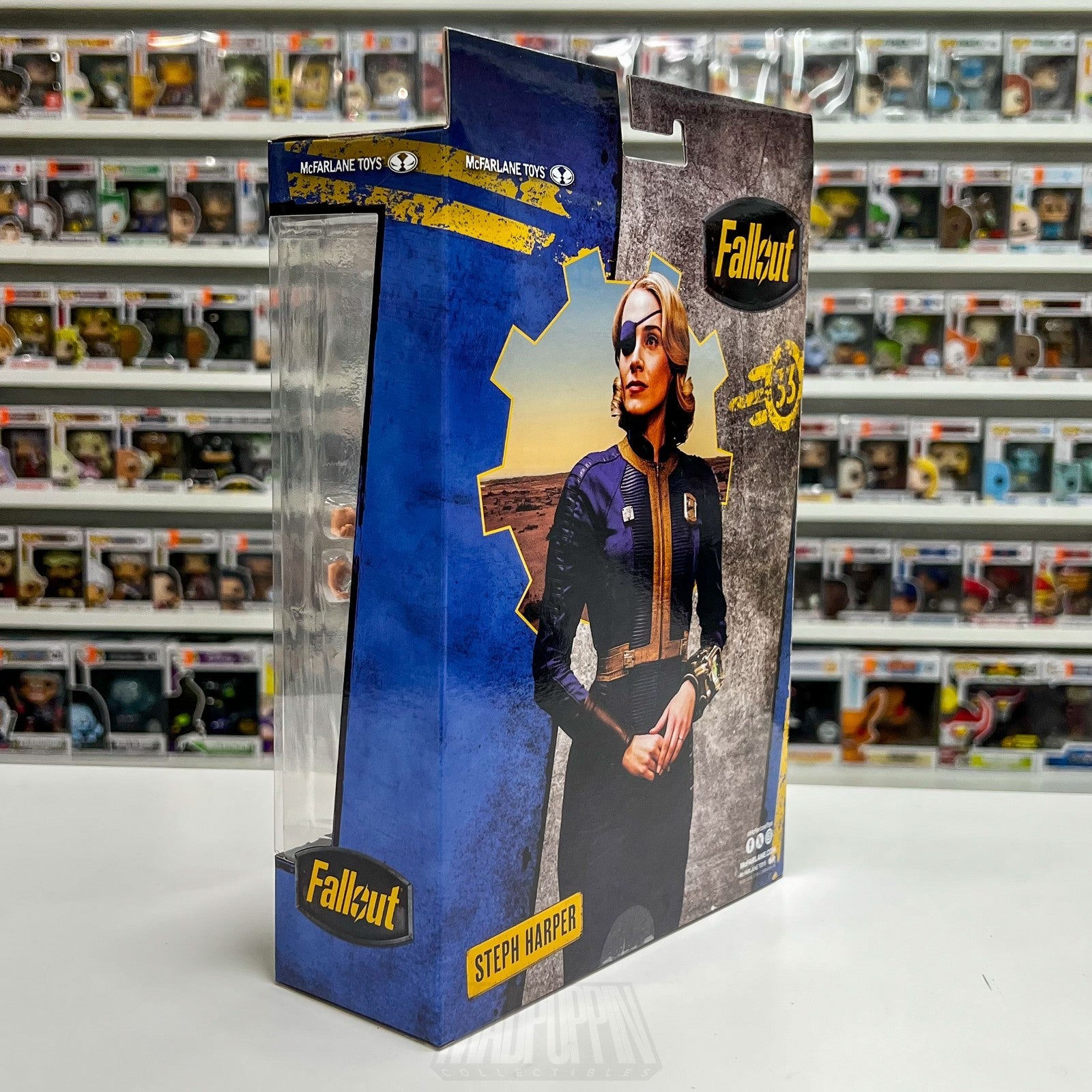McFarlane Toys Fallout Steph Harper 7 Inch Action Figure Video Game Bethseda