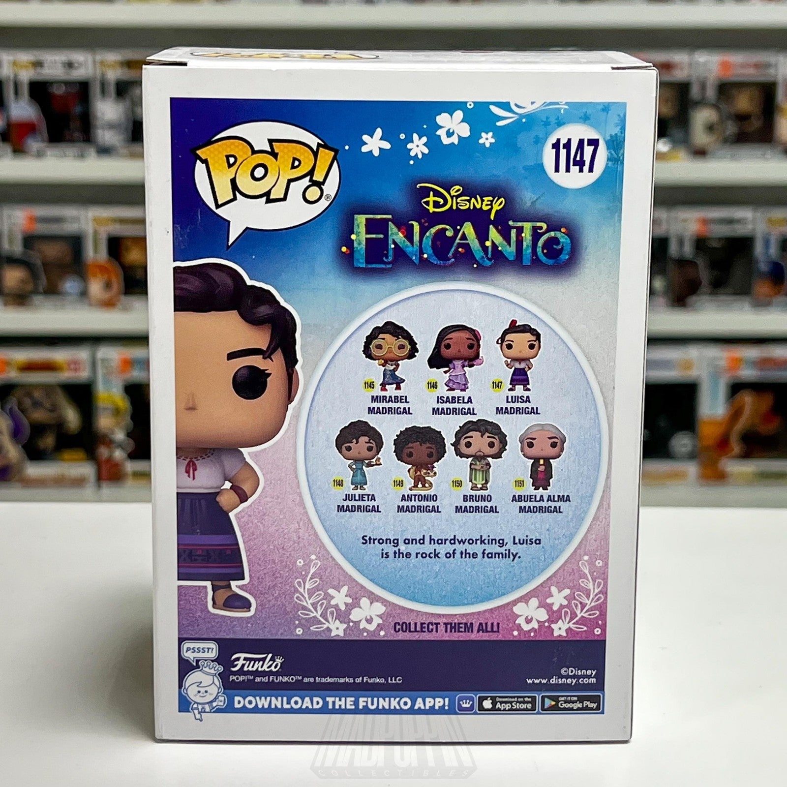 Funko Pop Disney Encanto Luisa Madrigal 1147 Vinyl Figure NIB Collectible Toy