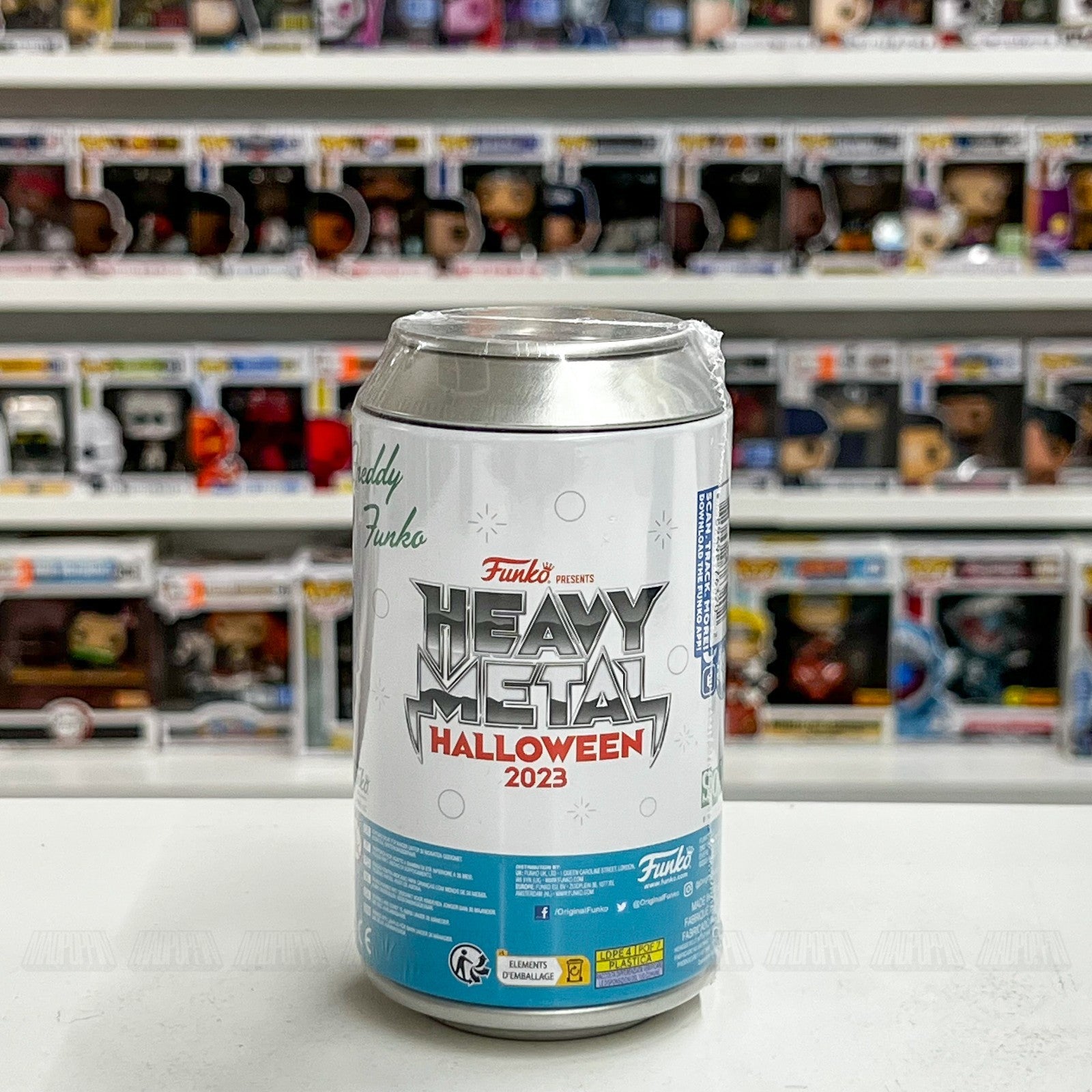 Funko Soda Freddy as Spirit NYCC Heavy Metal Green Glow Limited 5000 pcs NEW